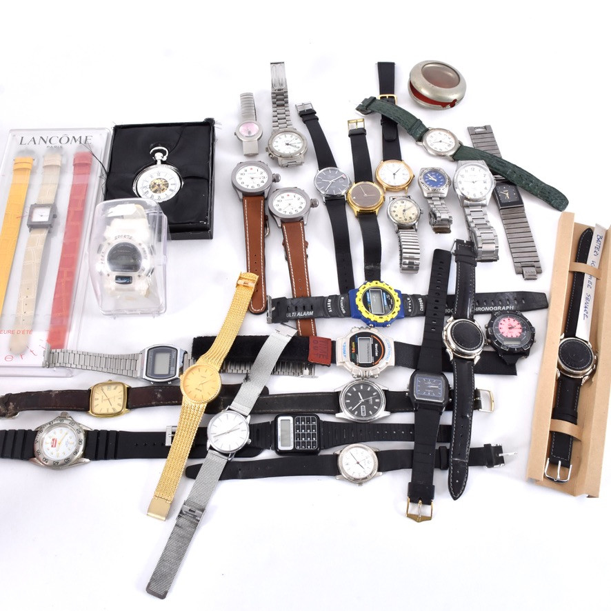 PARTI ARMBANDSUR, bl a Rado.