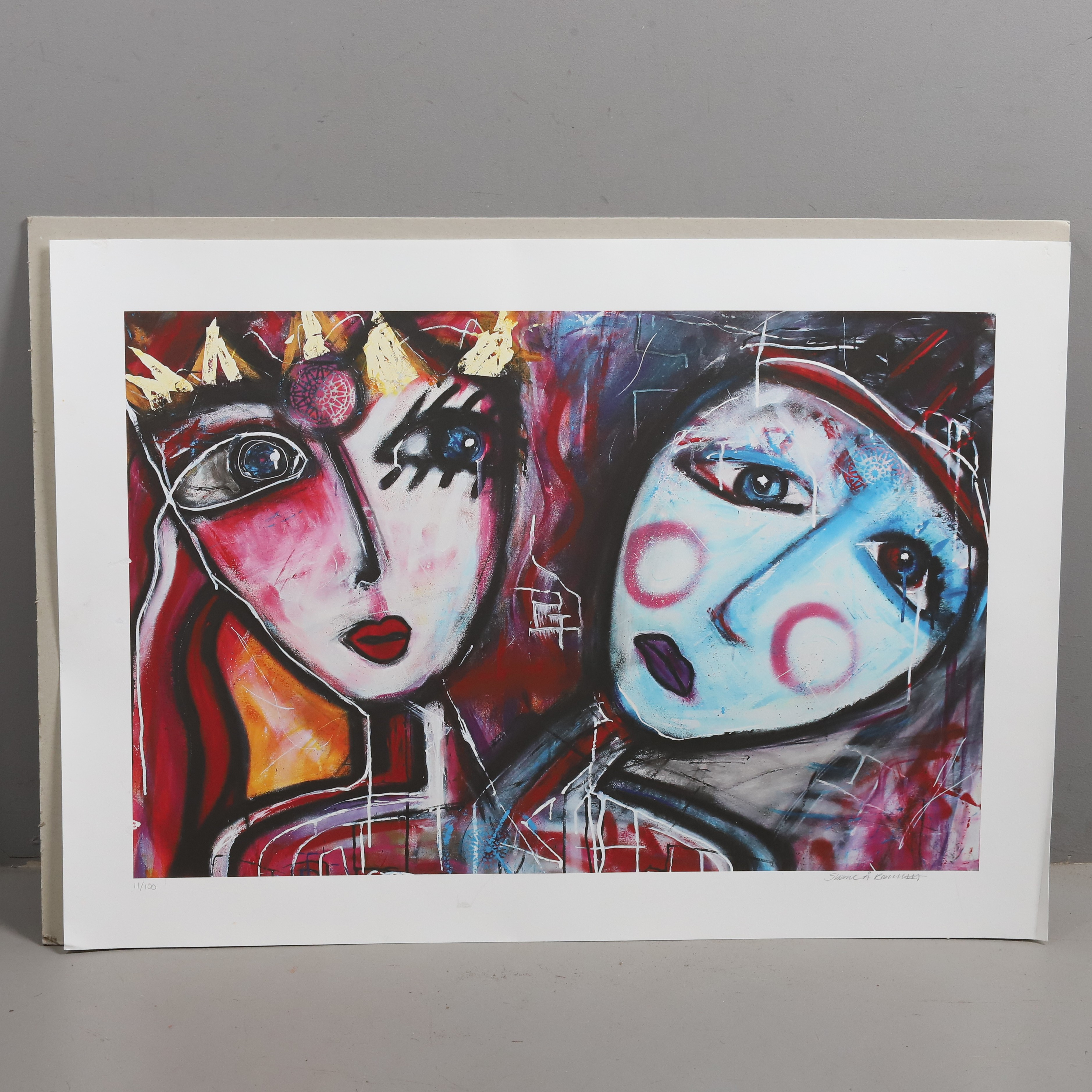 SUSANNE ÅKESON ROSENCRANTZ. Färglitografi, signerad.