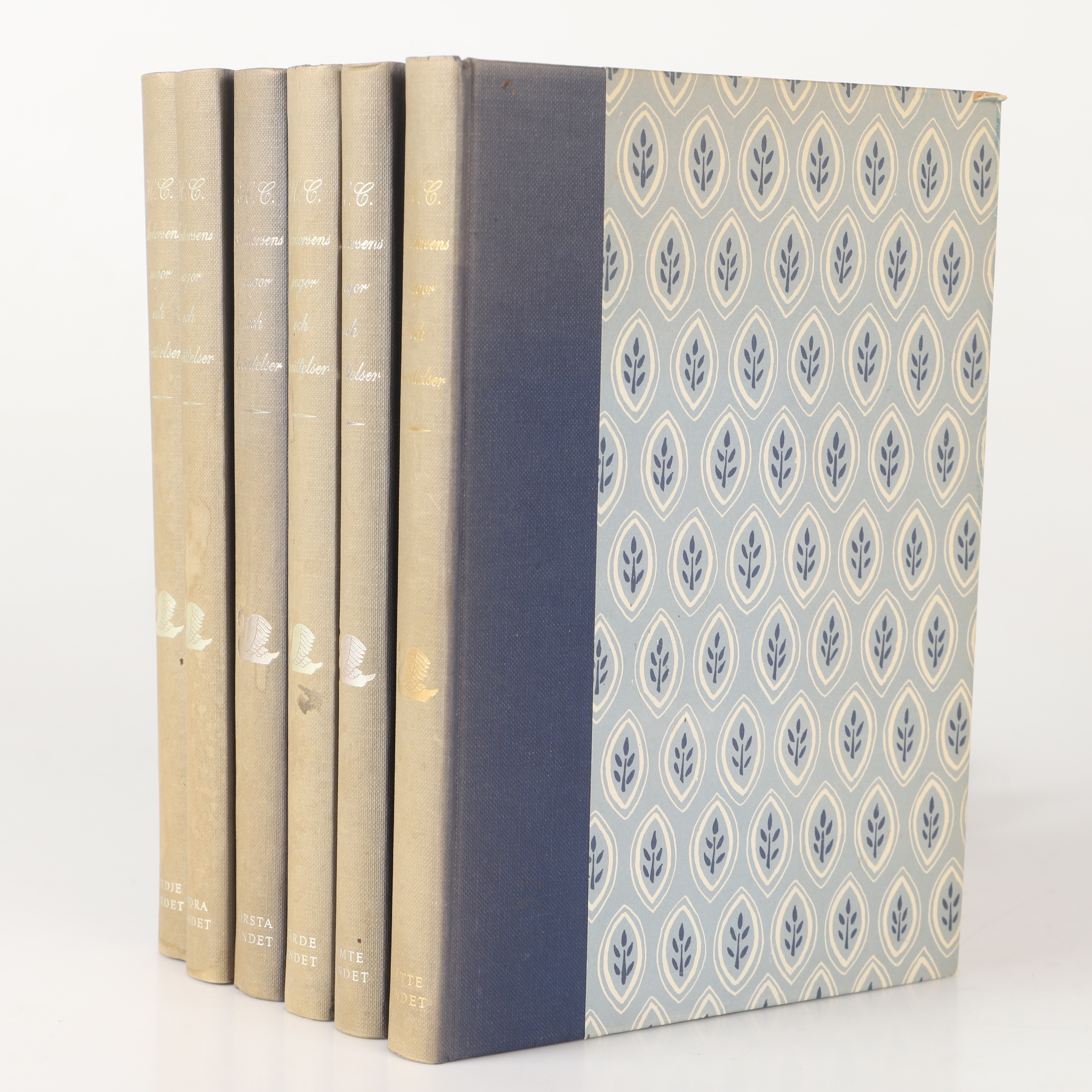 H. C. ANDERSEN. Böcker, 6 band, "Sagor och Berättelser", Förlagshuset Norden, Malmö, 1958-59.