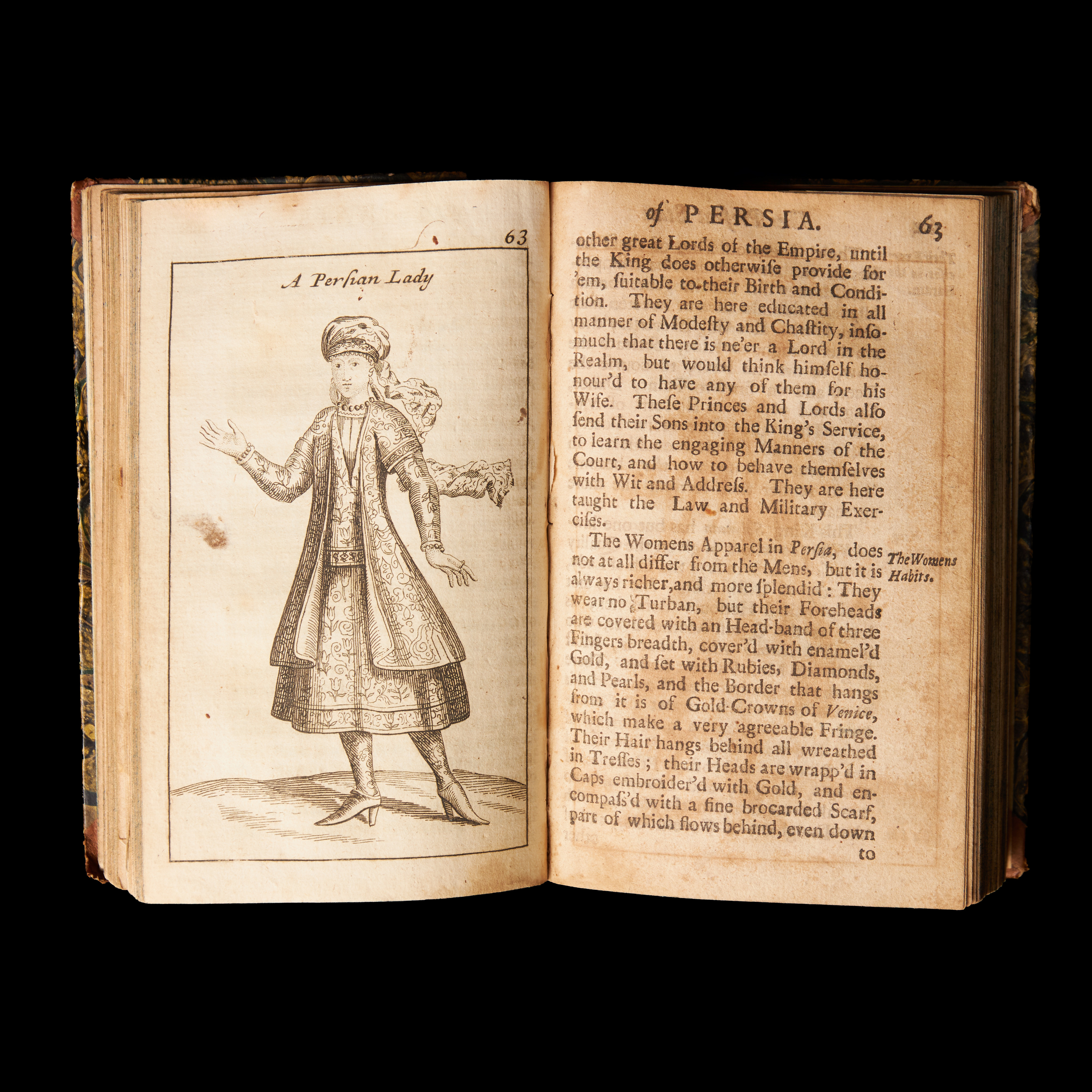 PERSIA. SANSON. The Present state of Persia: with a Faithful Account of the Manners, Religion, and Governement of that People... London (printed for M. Gilliflower and oithers) 1695.