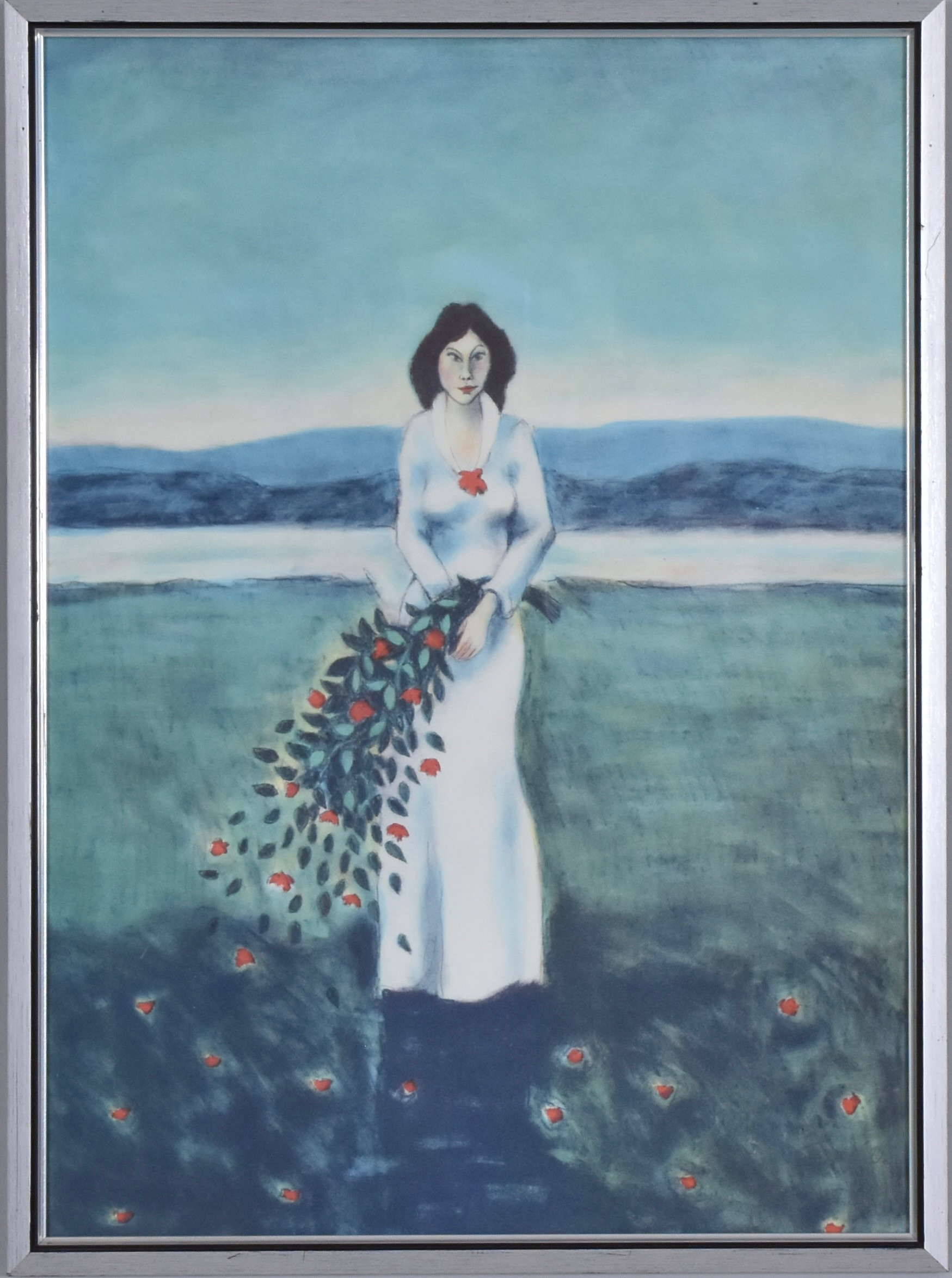 JUSSI TAIPALEENMÄKI. Färglitografi.