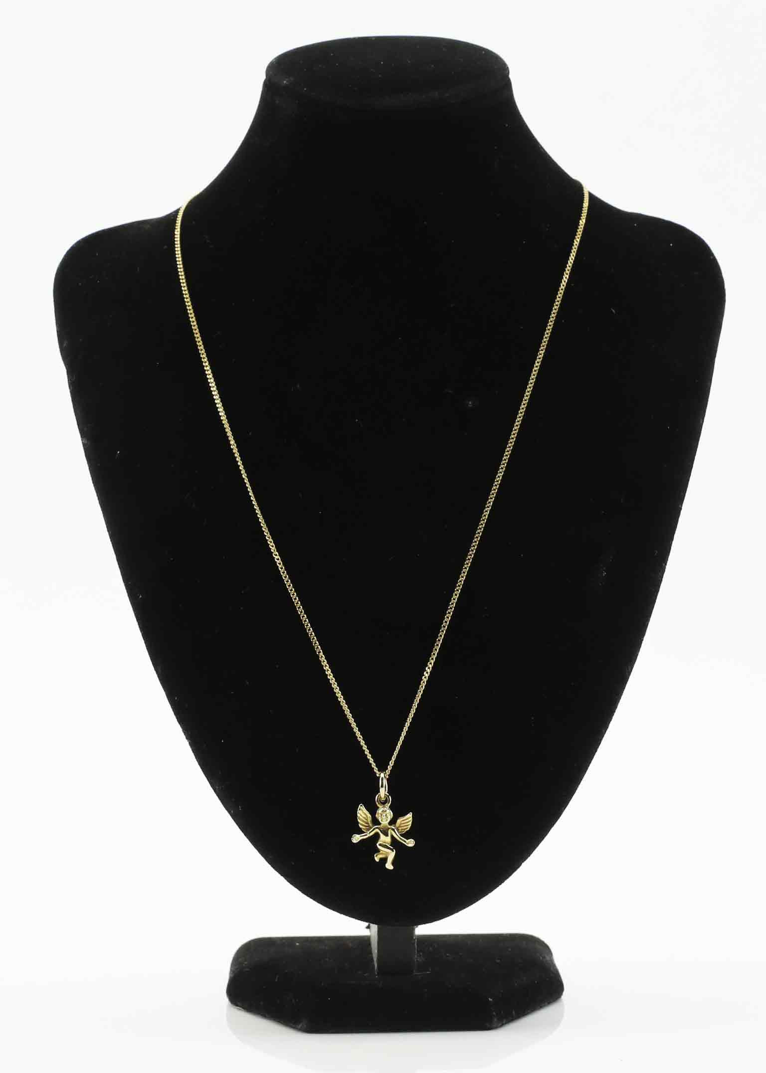 SKULTUNA. halsband, "Angel Necklace - Gold Plated".
