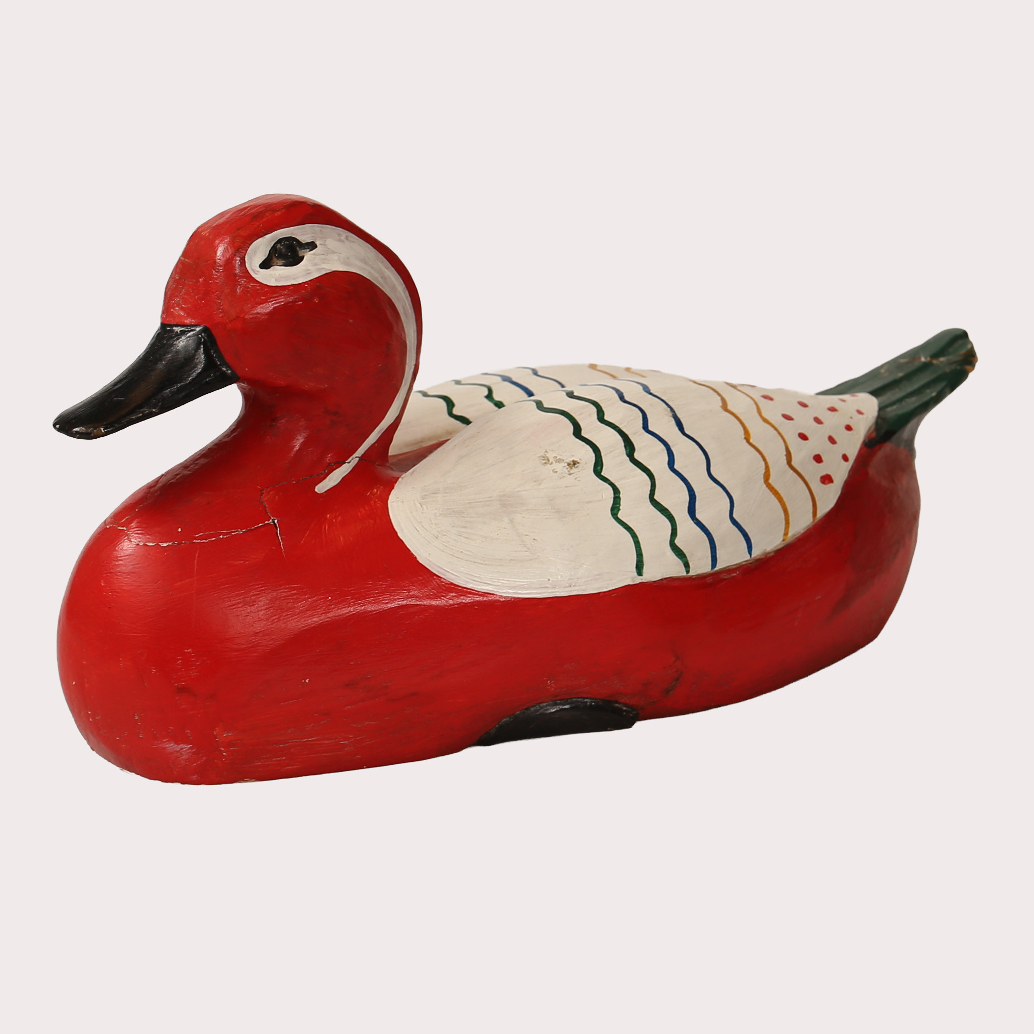 VETTE, trä, polykrom bemålning, omkring 1900-talets tredje fjärdedel.