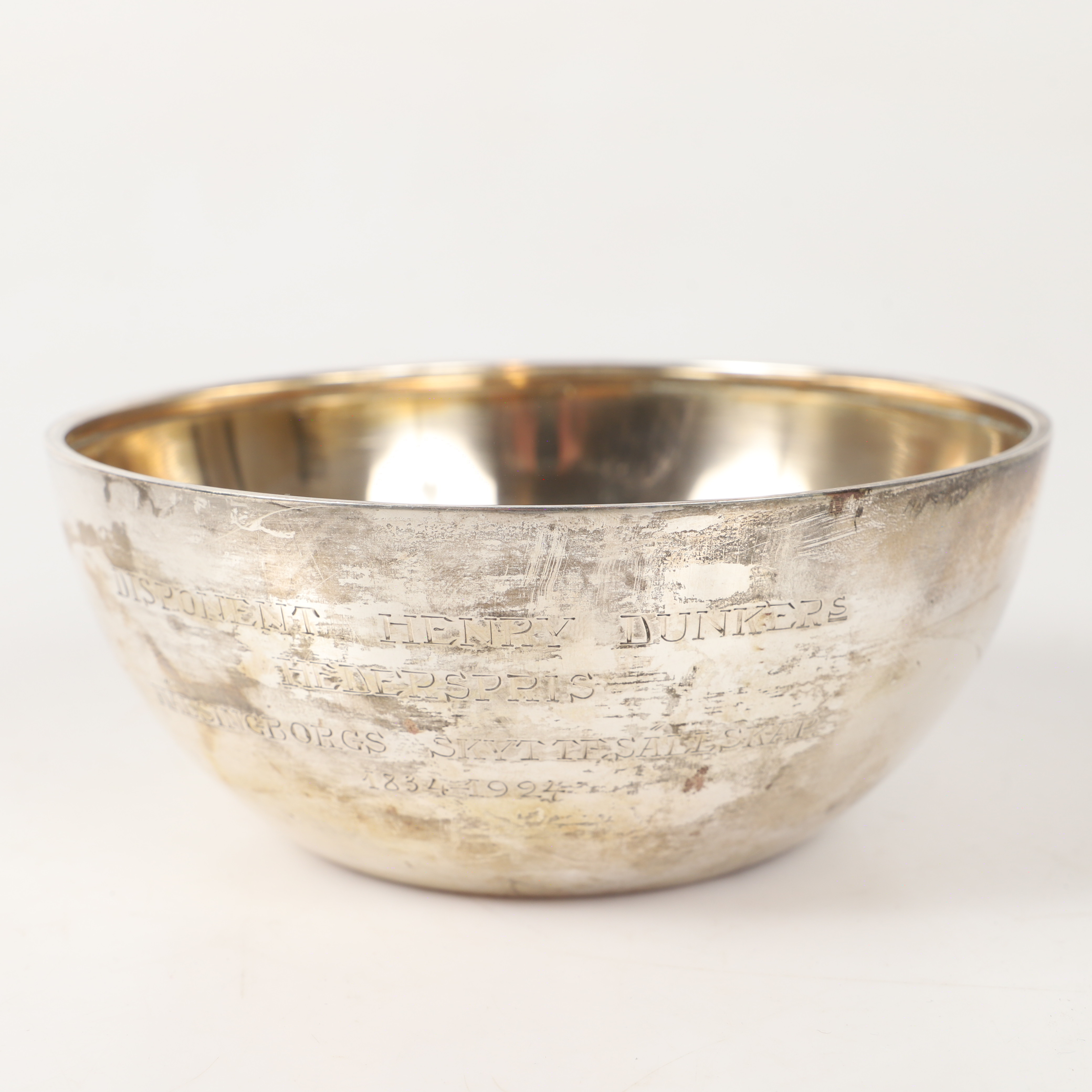 SKÅL, silver, K G Markströms Guldsmeds AB, Uppsala, 1923.