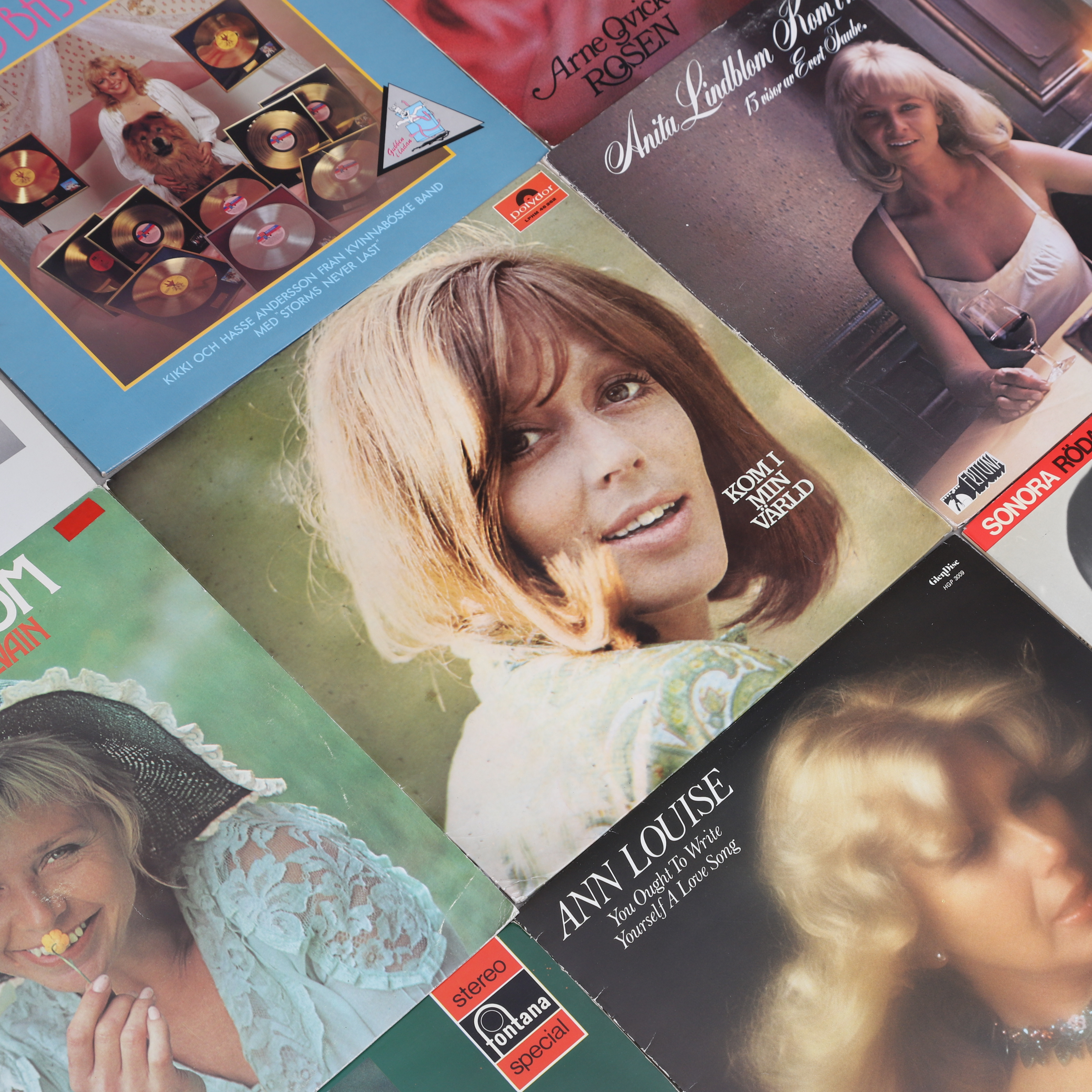 PARTI VINYLSKIVOR, olika artister.