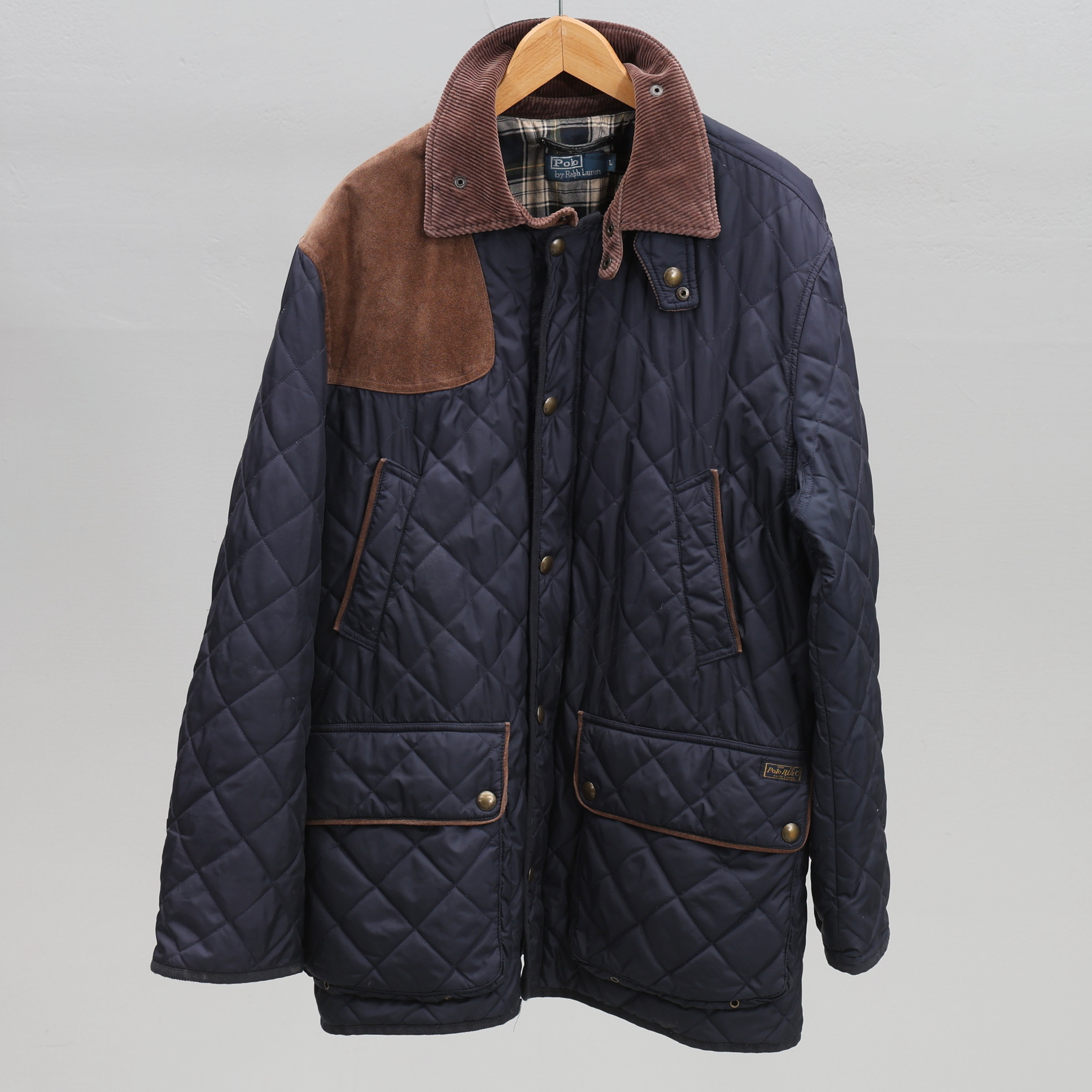 RALPH LAUREN. Jacka, herr, mockadetaljer, strl L.