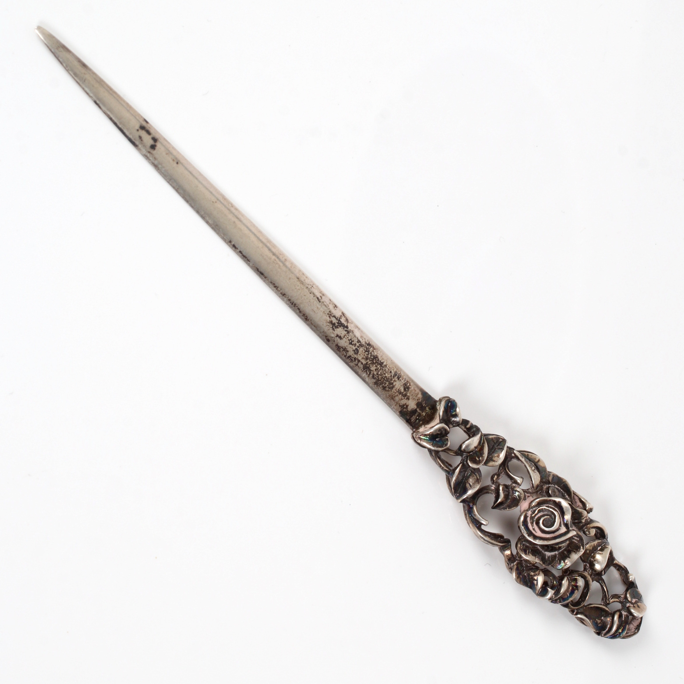 BREVKNIV, silver, svenska importstämplar, 1900-tal.