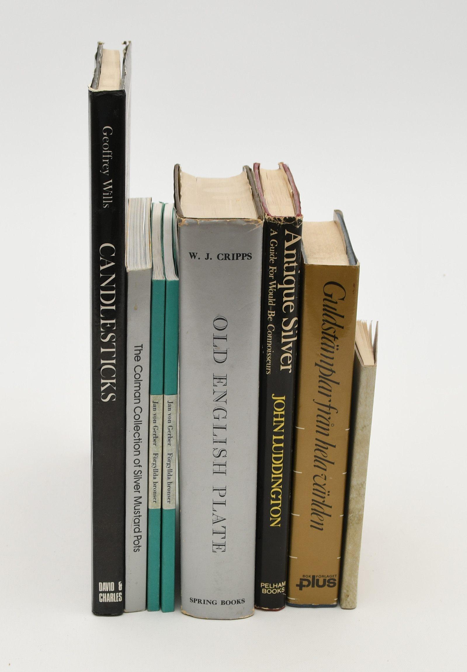 Böcker om Silver & Metall. 8 Volymer.