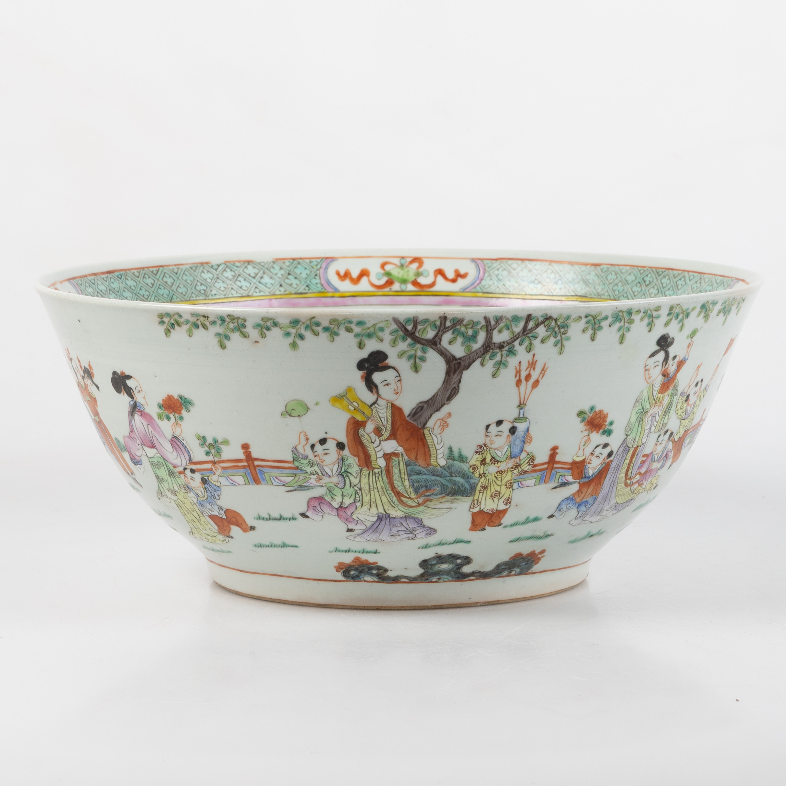 BÅLSKÅL, Kina, porslin, 17/1800-tal.