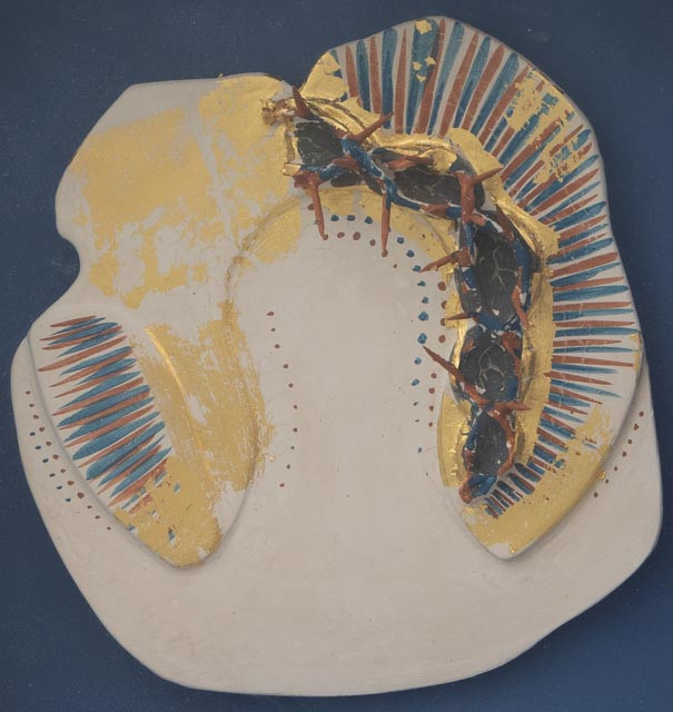 MÅRTEN HULTENBERG. Törnekrona och skiss, 2 delar, signerade.