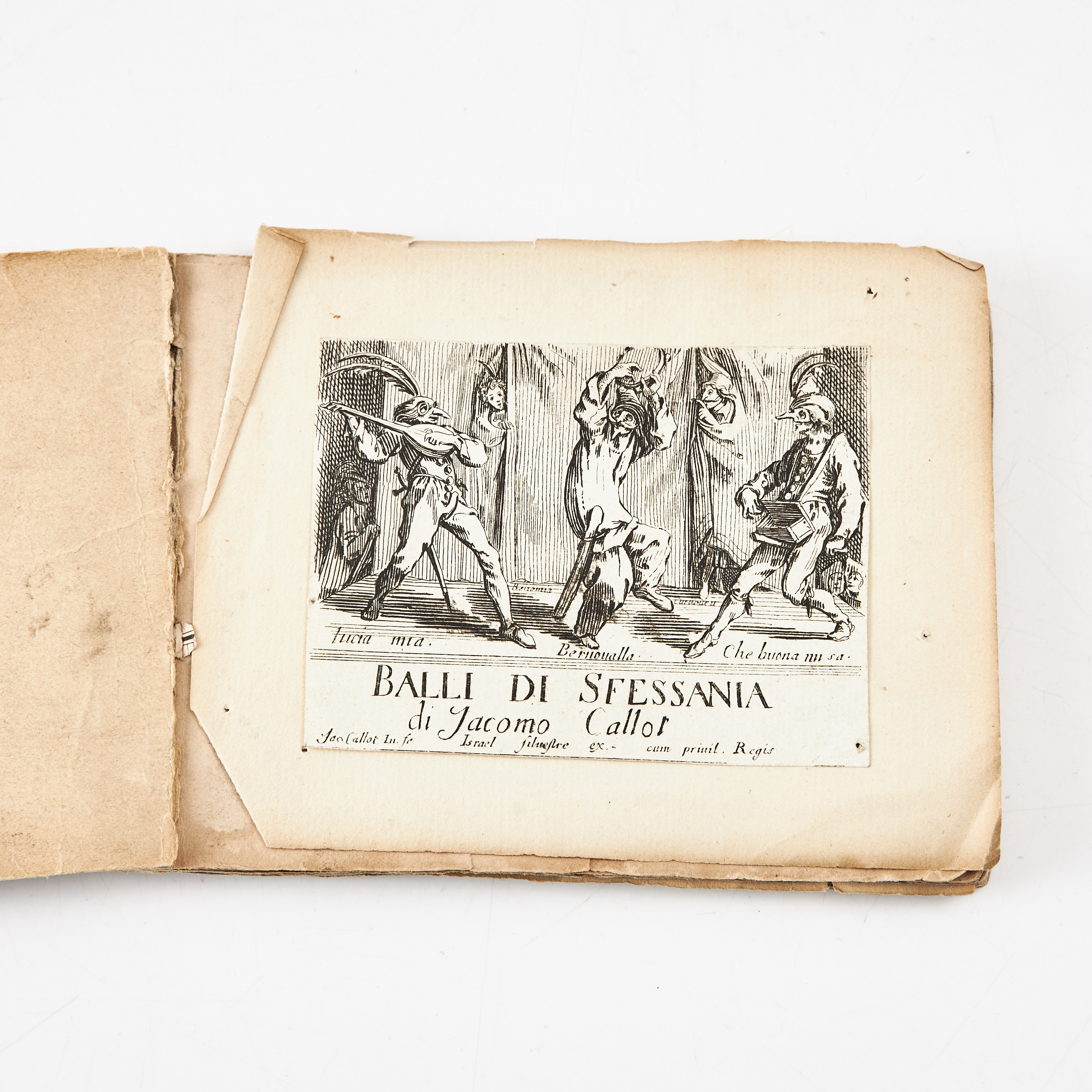 COMMEDIA DELL'ARTE - CALLOT'S 24 GRAVYRER UR BALLI DI SFESSANIA.