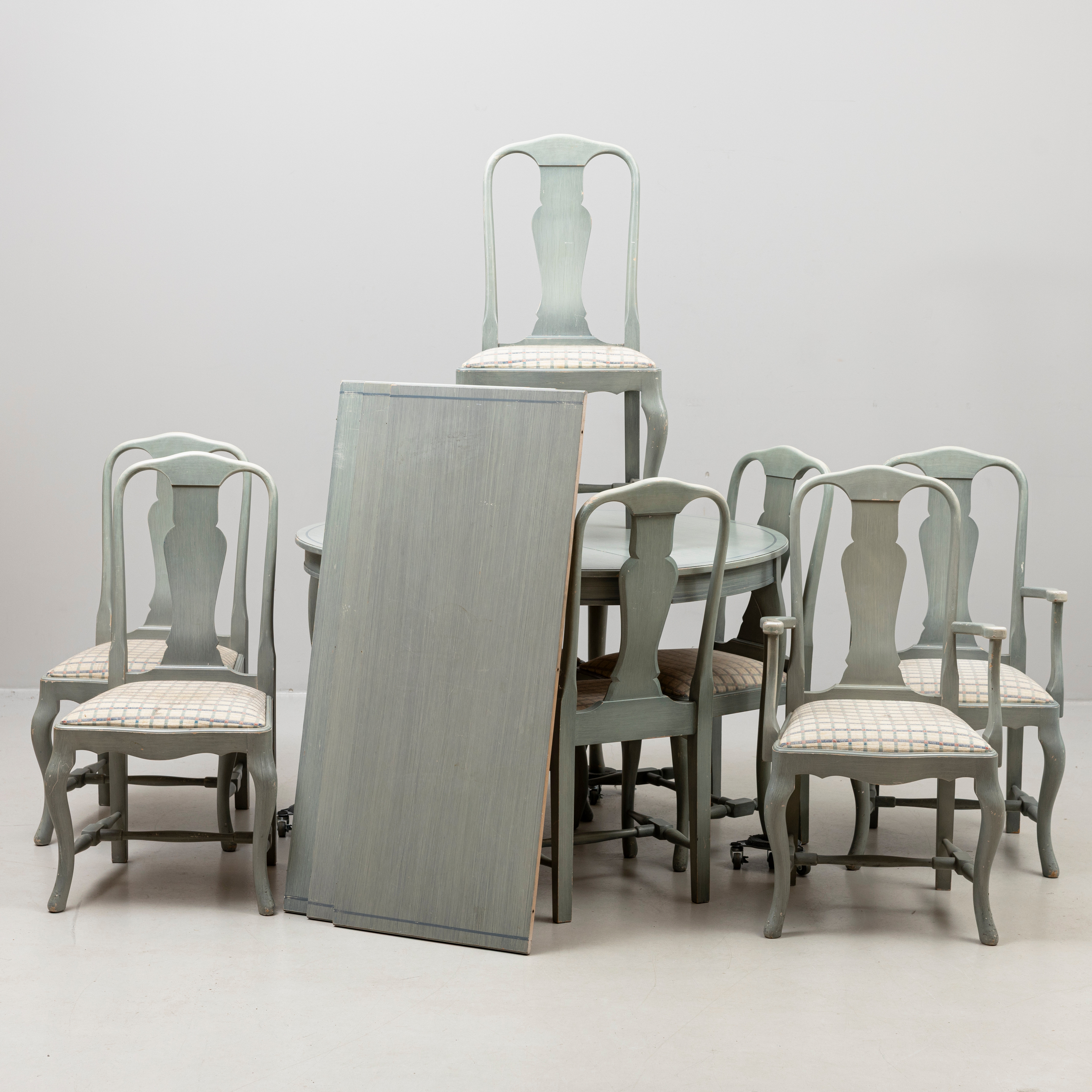 MATSALSGRUPP, 9 delar, rokokostil, 1900-talets slut.