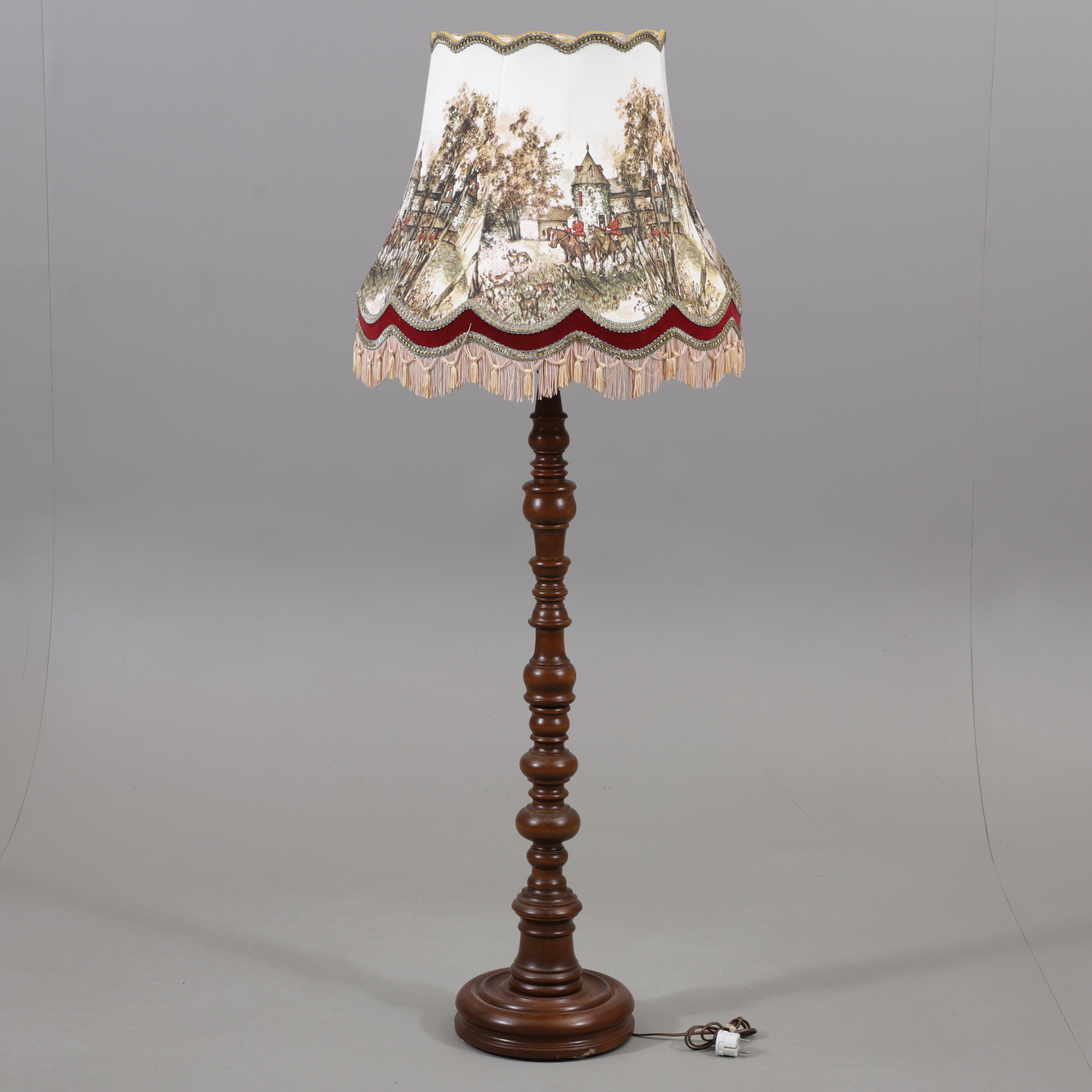 GOLVLAMPA, jaktmotiv, 1900-talets andra hälft.