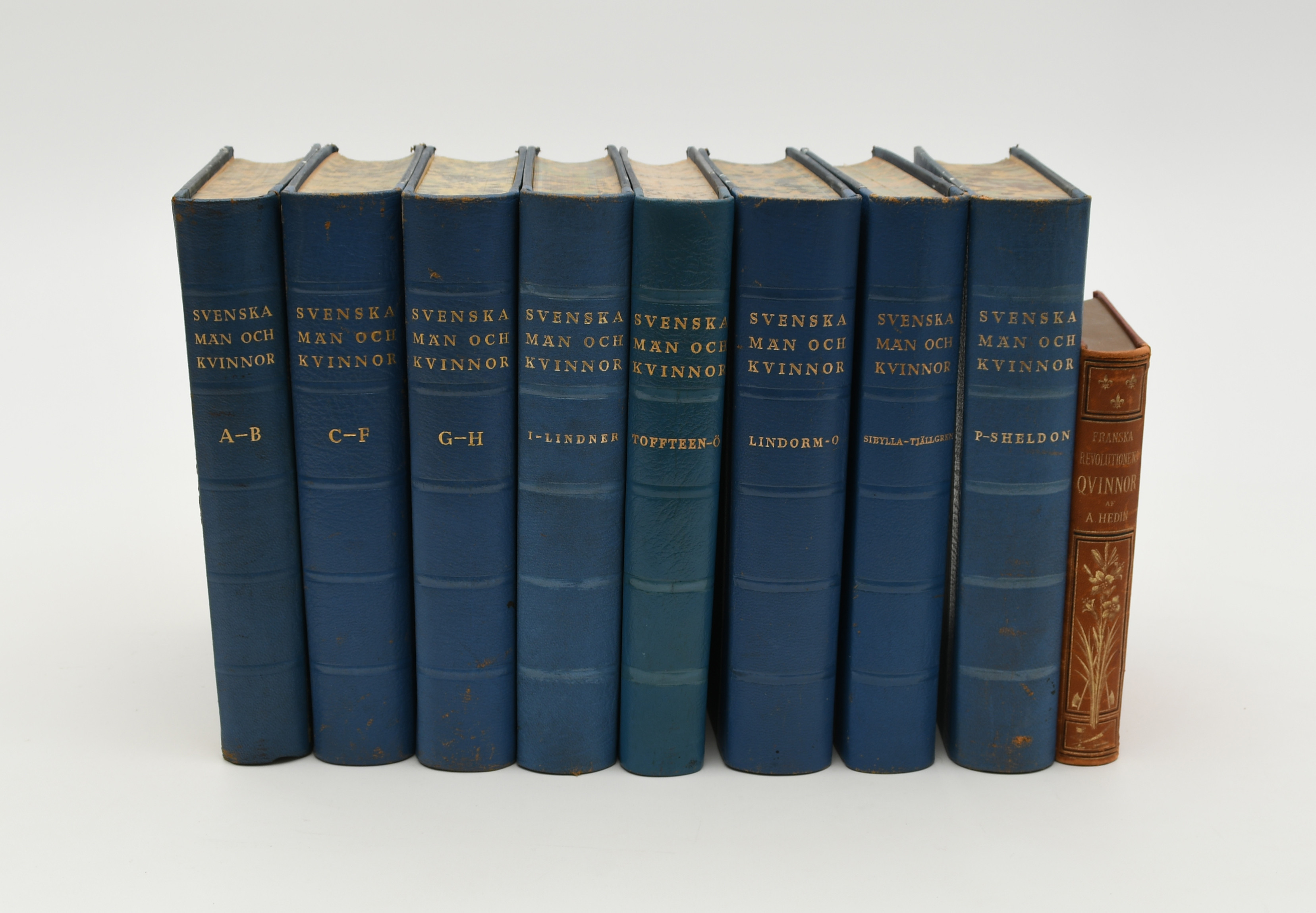 Svenska män och kvinnor 1-8. Biografisk uppslagsbok 8 vol.