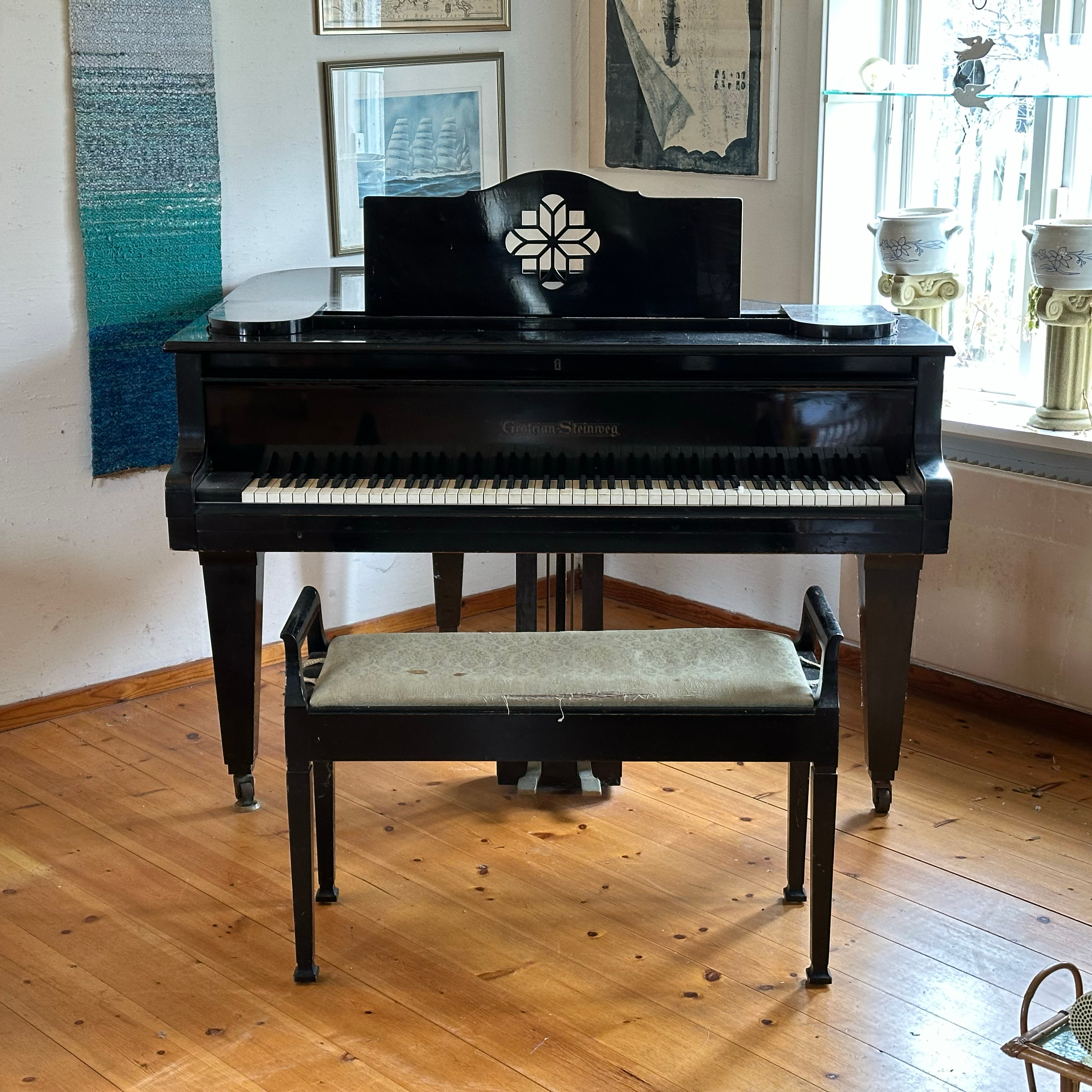 GROTRIAN-STEINWEG, FLYGEL 140, SERIENUMMER 61507, CA 1930.