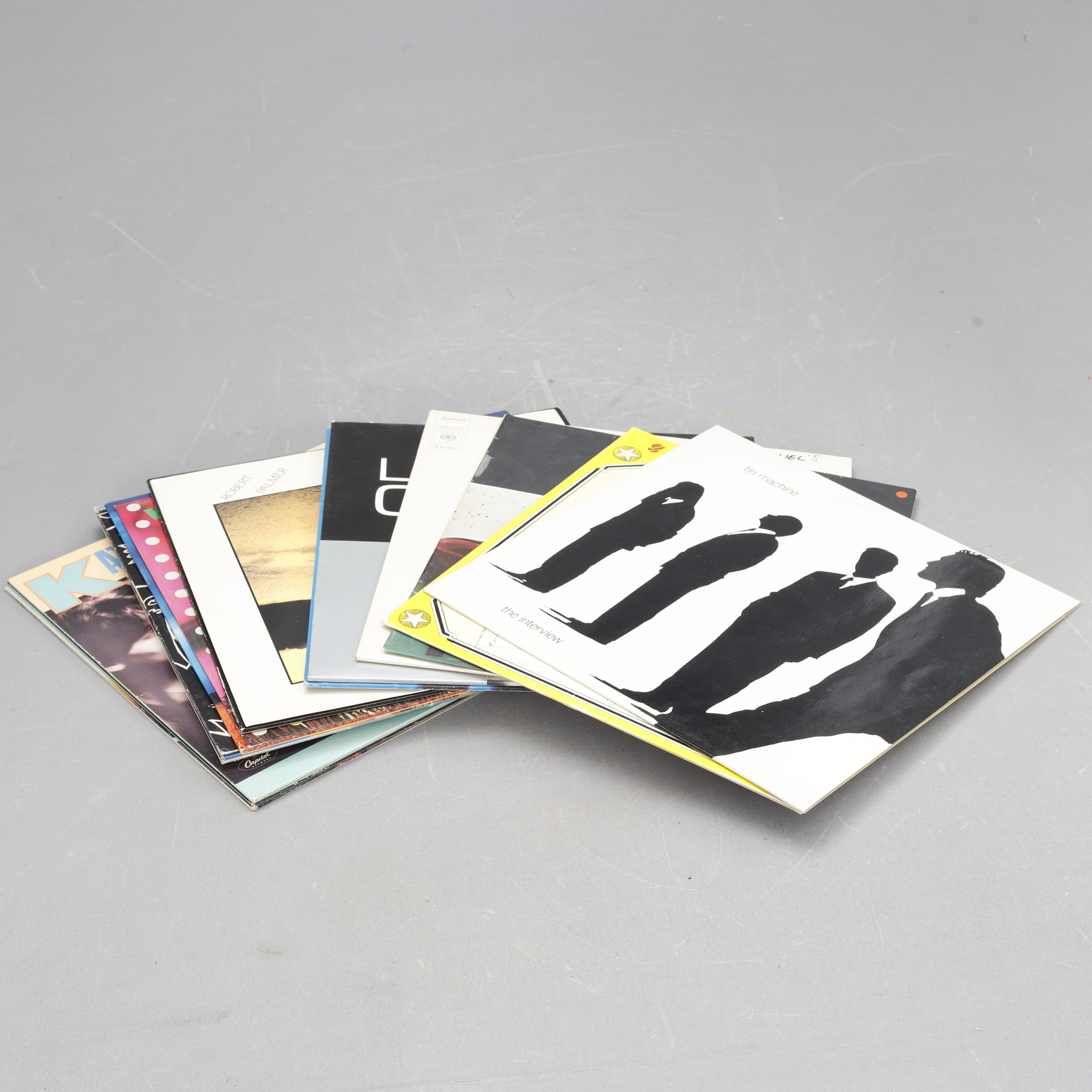 VINYLSKIVOR, 18 stycken, blandade artister.