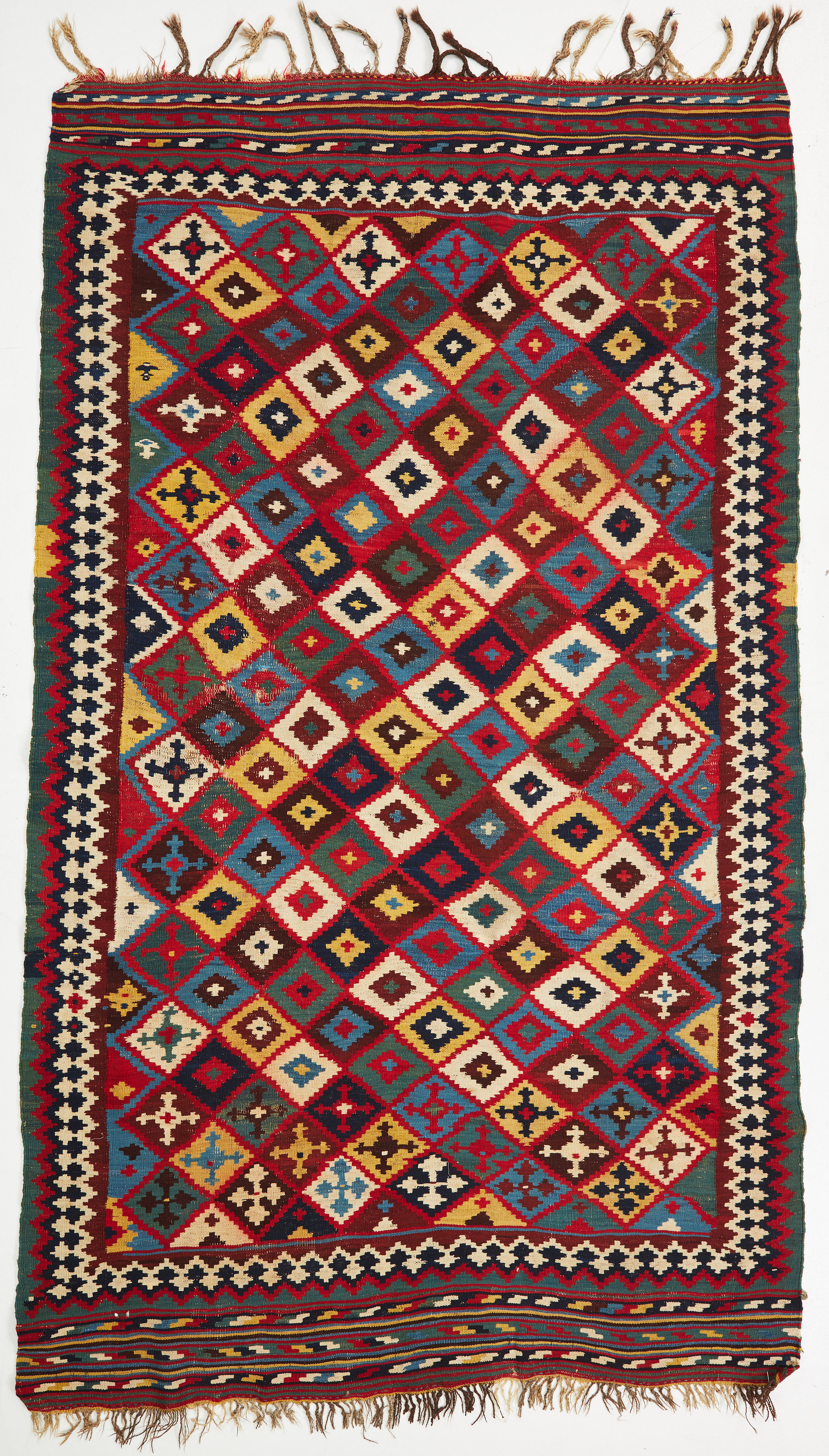 KELIM. Qashqai, Persien, antik, ca 255x144 cm.