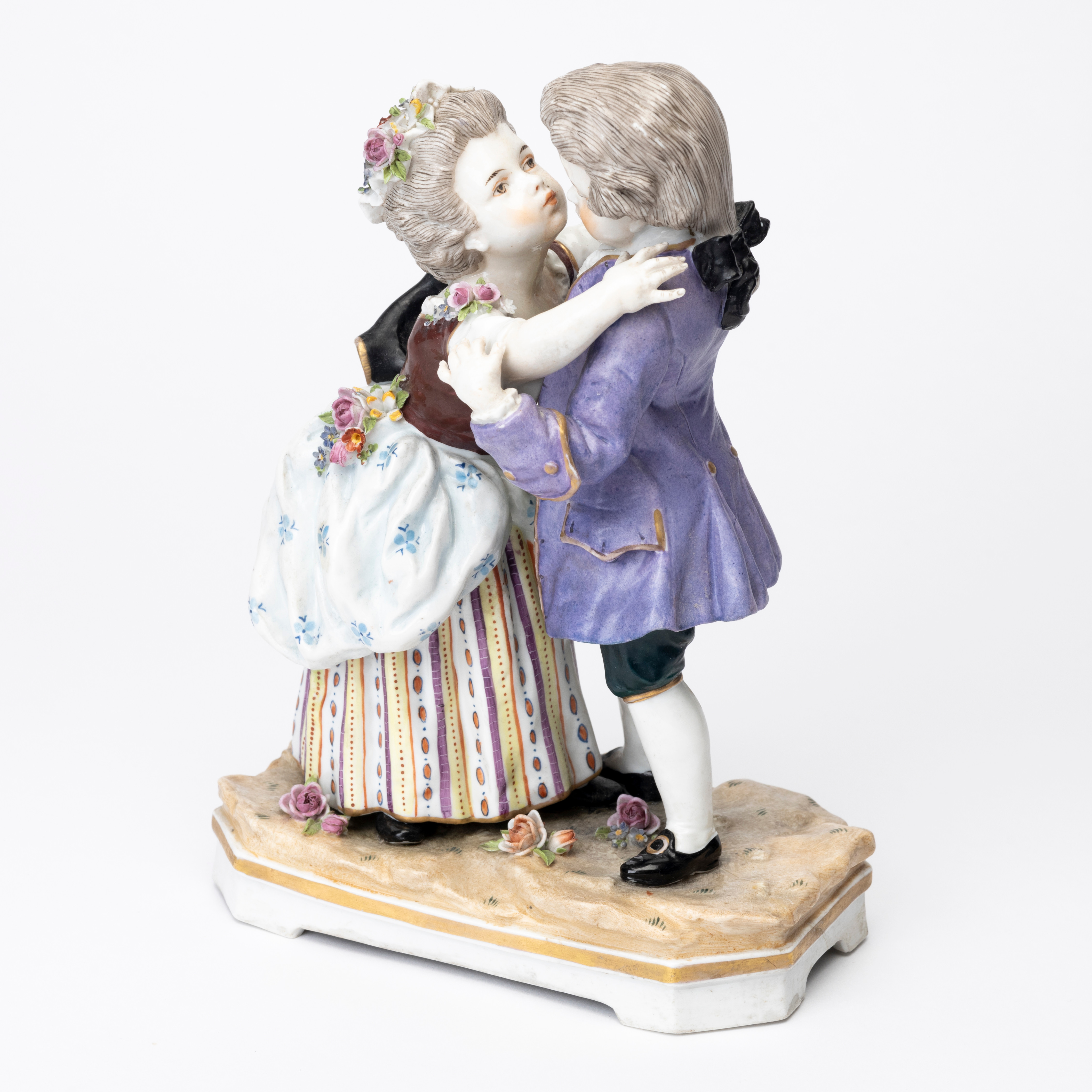 FIGURIN, Capodimonte, rokokostil, Italien, omkring 1900.