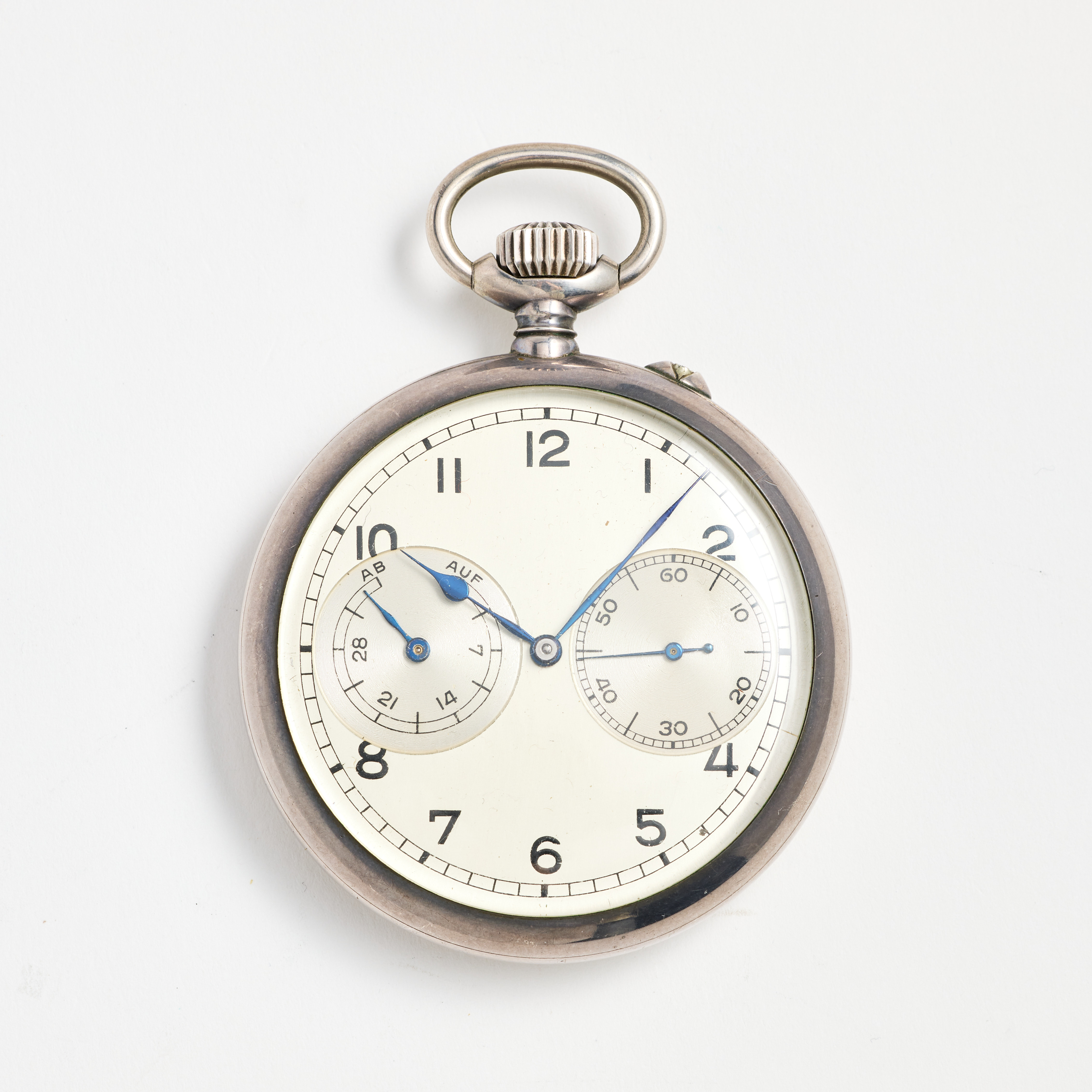 LANGE & SÖHNE, Glashütte, WWII, B-Uhr, observationsdäcksur, 59,5 mm, stål, ca 1943.
