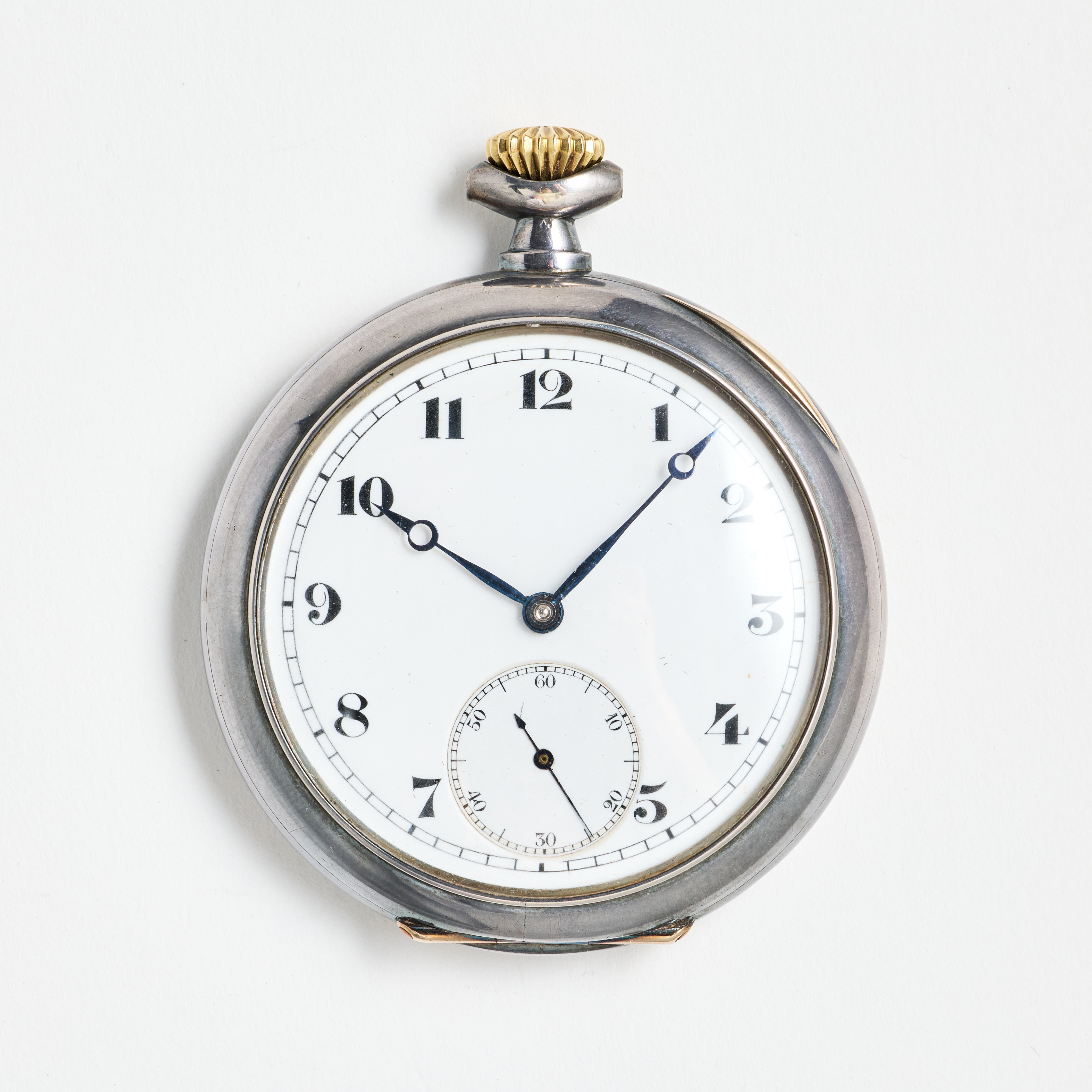 SVEN SANDSTRÖM, "Gesällarbete", fickur, 51,5 mm, silver, ca 1923.