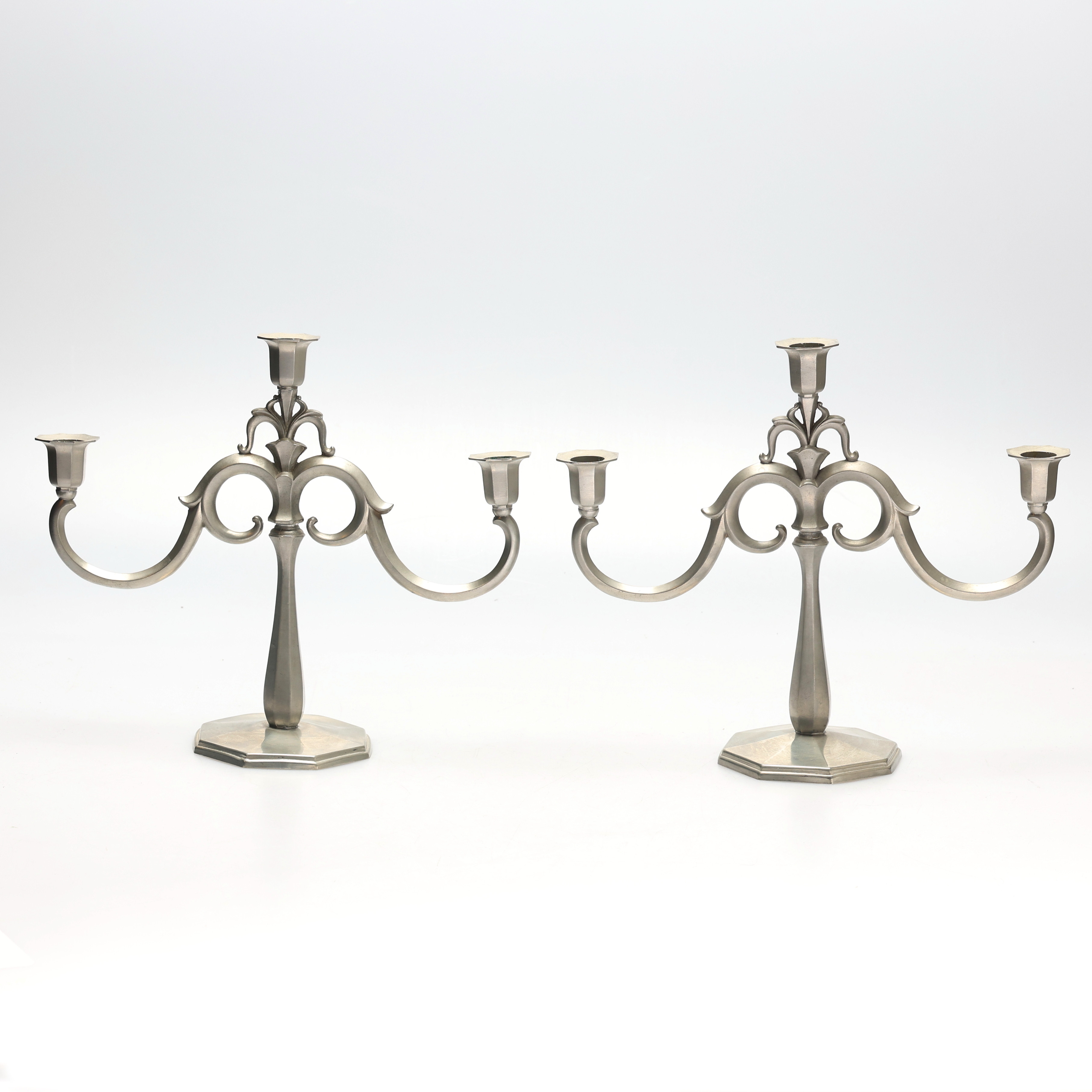 LJUSSTAKAR, tenn, GVH Guldvaruhuset, CG Hallberg, 30-tal.