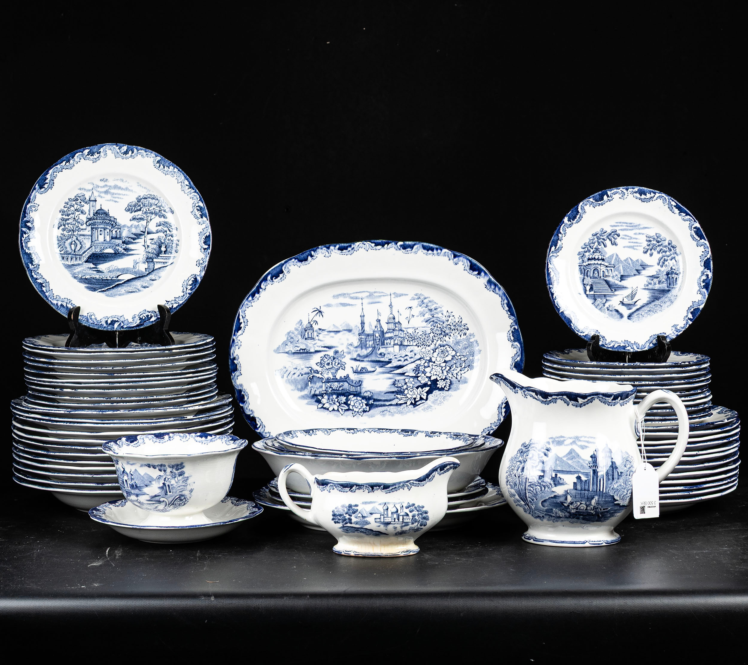 MATSERVIS, för 12 personer, 59 delar, "Bengali", Rörstrand.