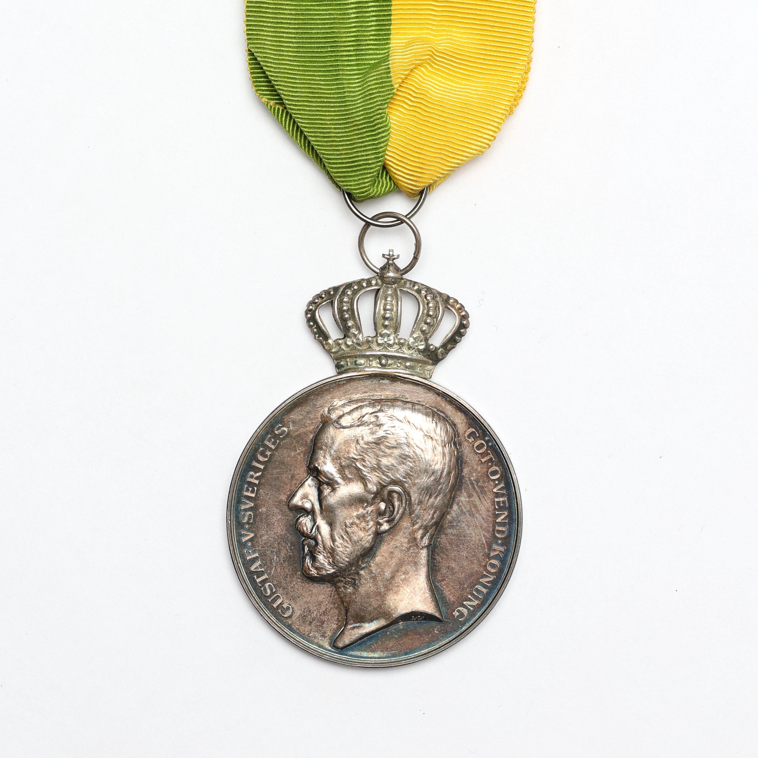 MEDALJ, Patriotiska sällskapet 1943 silver 36 gram.