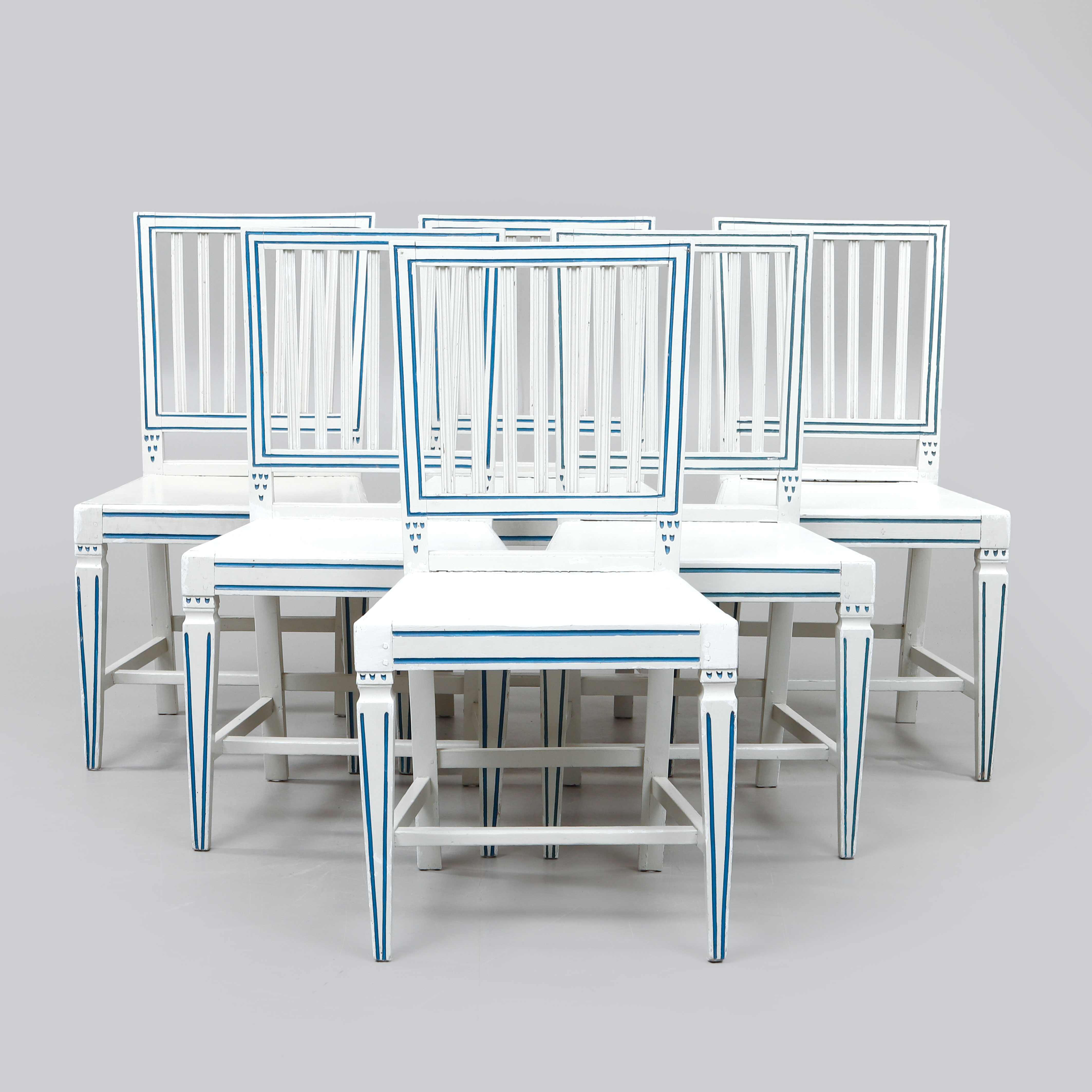 STOLAR, 6 st, gustaviansk stil, 1900-talets början.