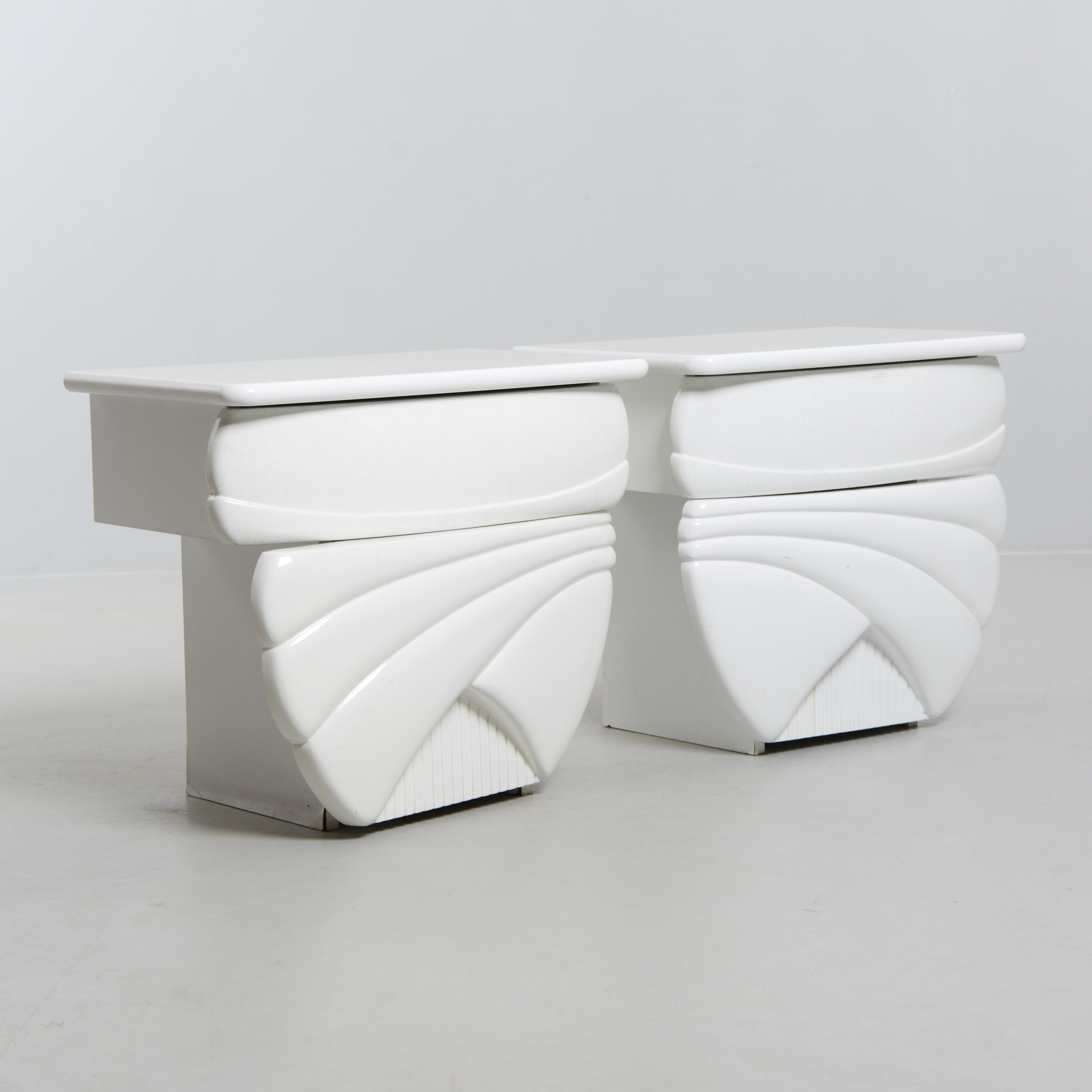 SÄNGBORD, ett par, 1980-tal.