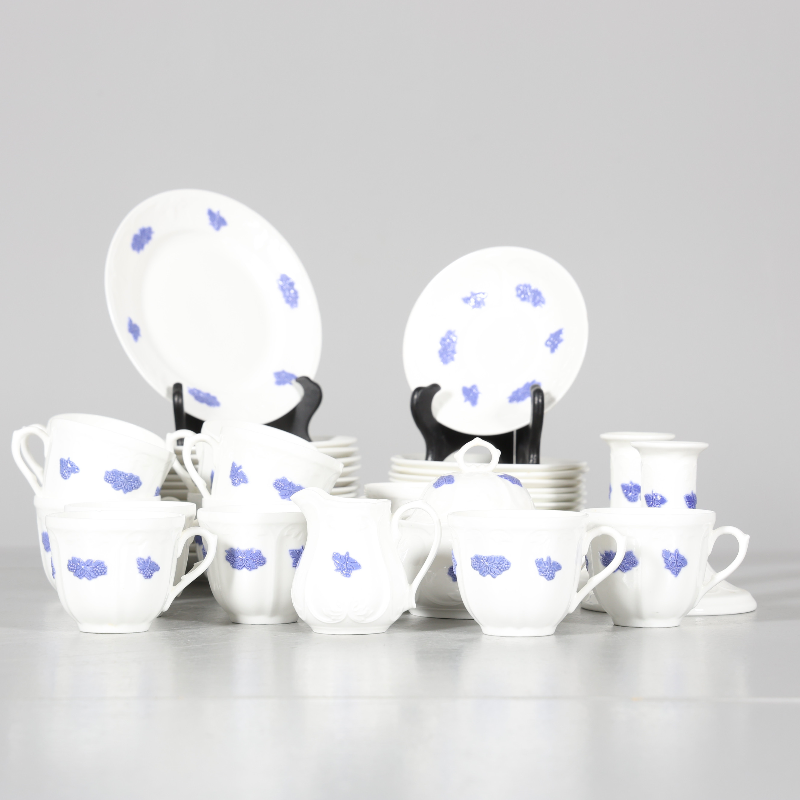 SERVISDELAR, 46 delar, "Blå blom" Gustavsberg.