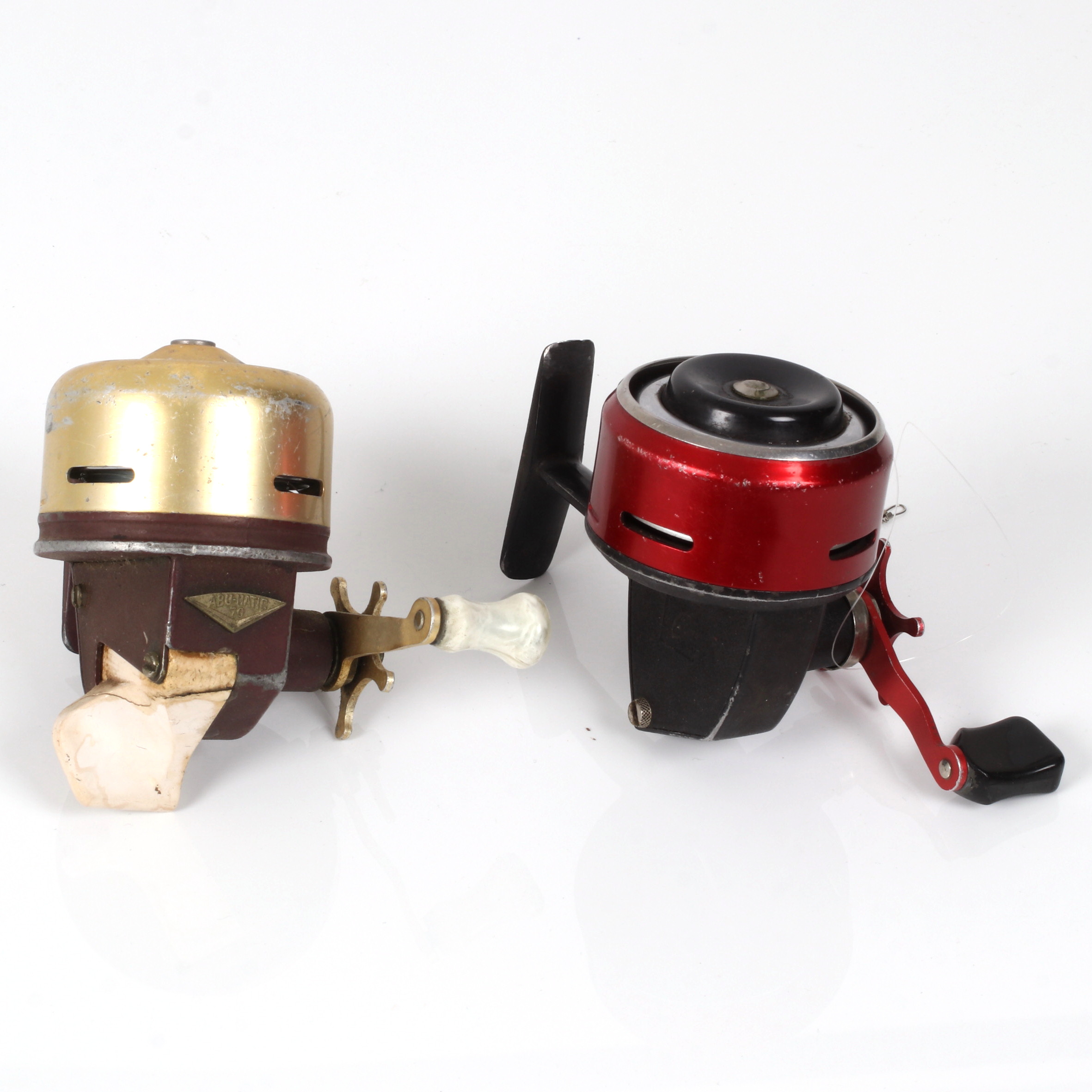 FISKERULLAR, 2 st, Abumatic, 70 samt 505, Abu, Svängsta.