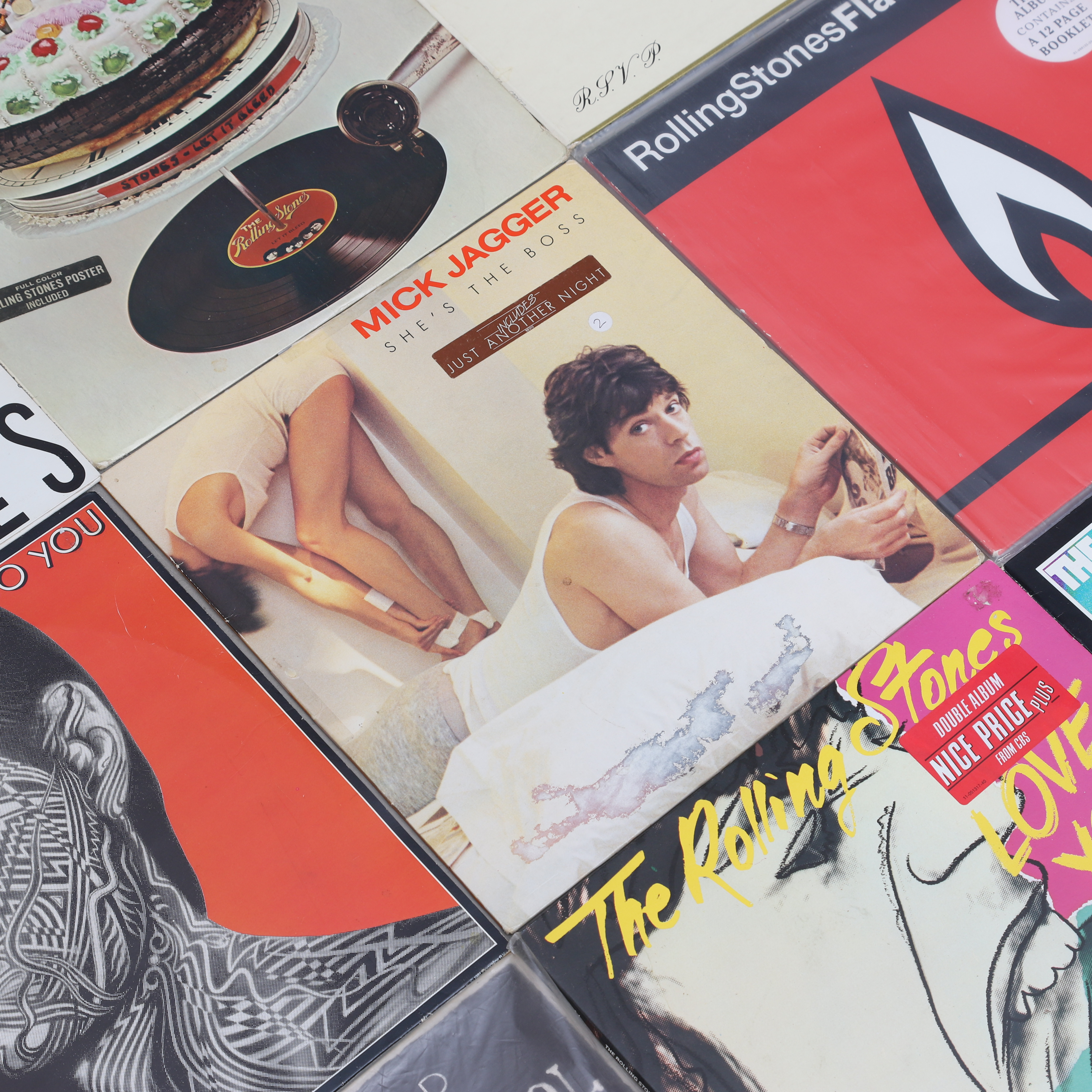 VINYLSKIVOR, 12 st, Rolling Stones/Mick Jagger.