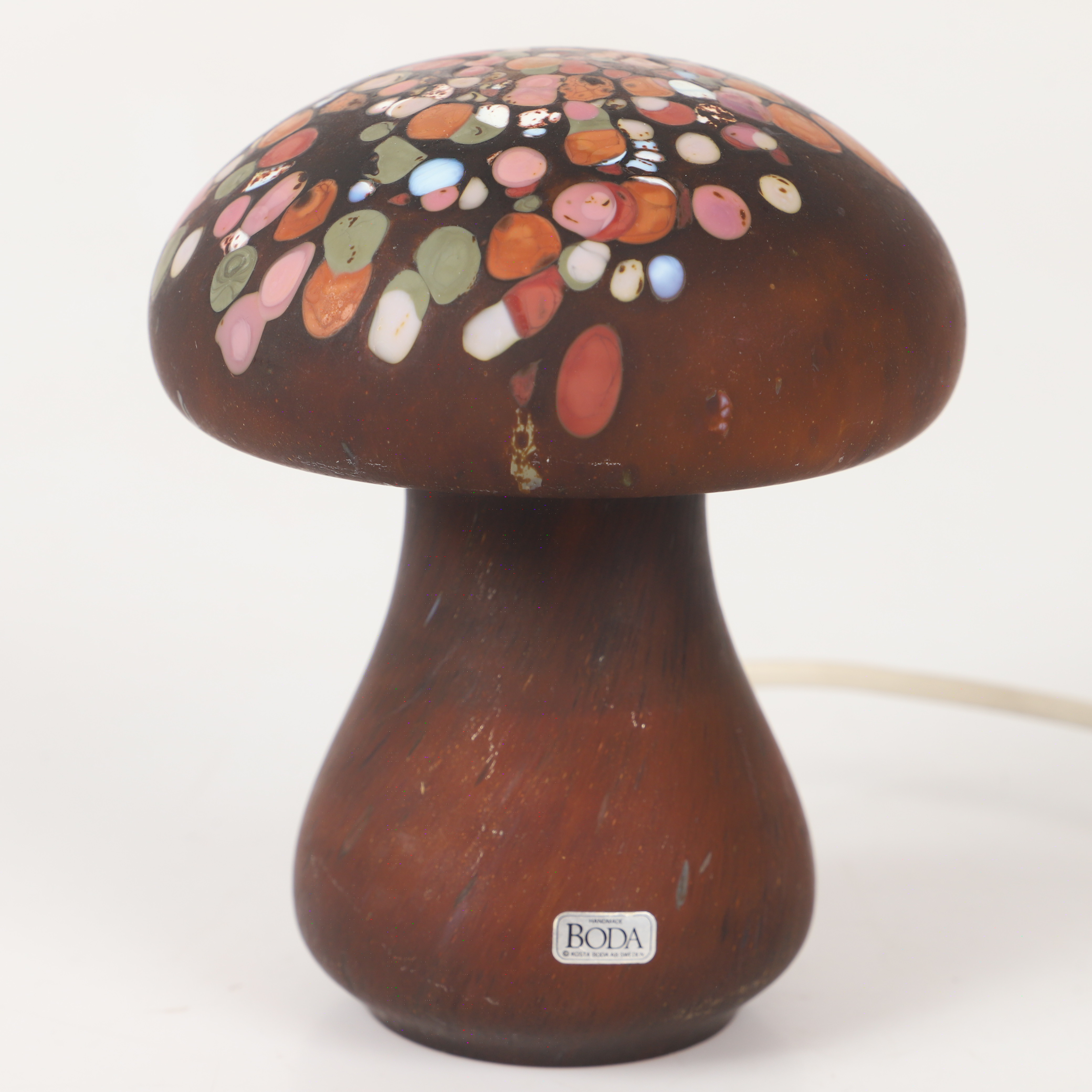 MONIKA BACKSTRÖM. Bordslampa, glas, Kosta boda.