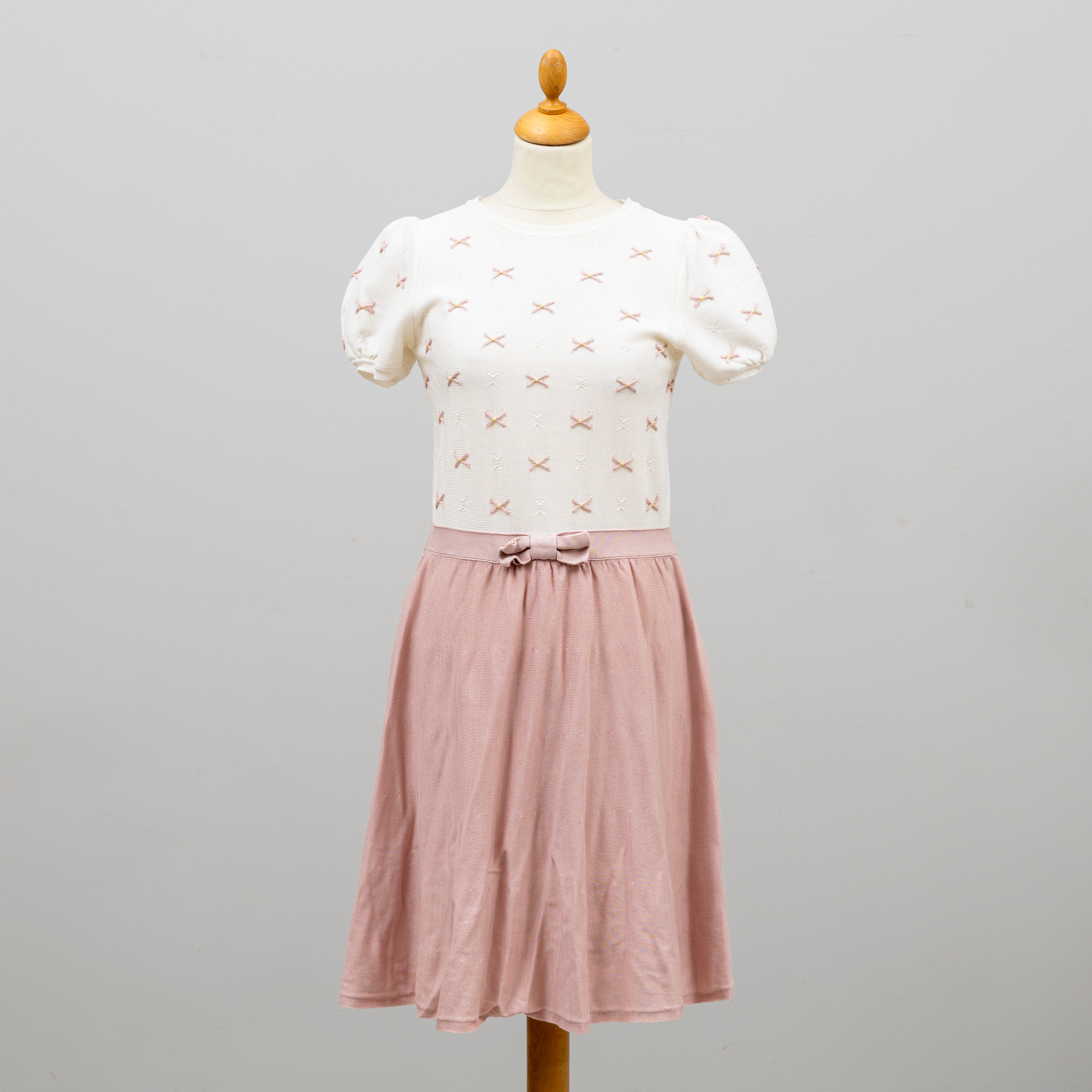 VALENTINO. Klänning, stickad bomull.