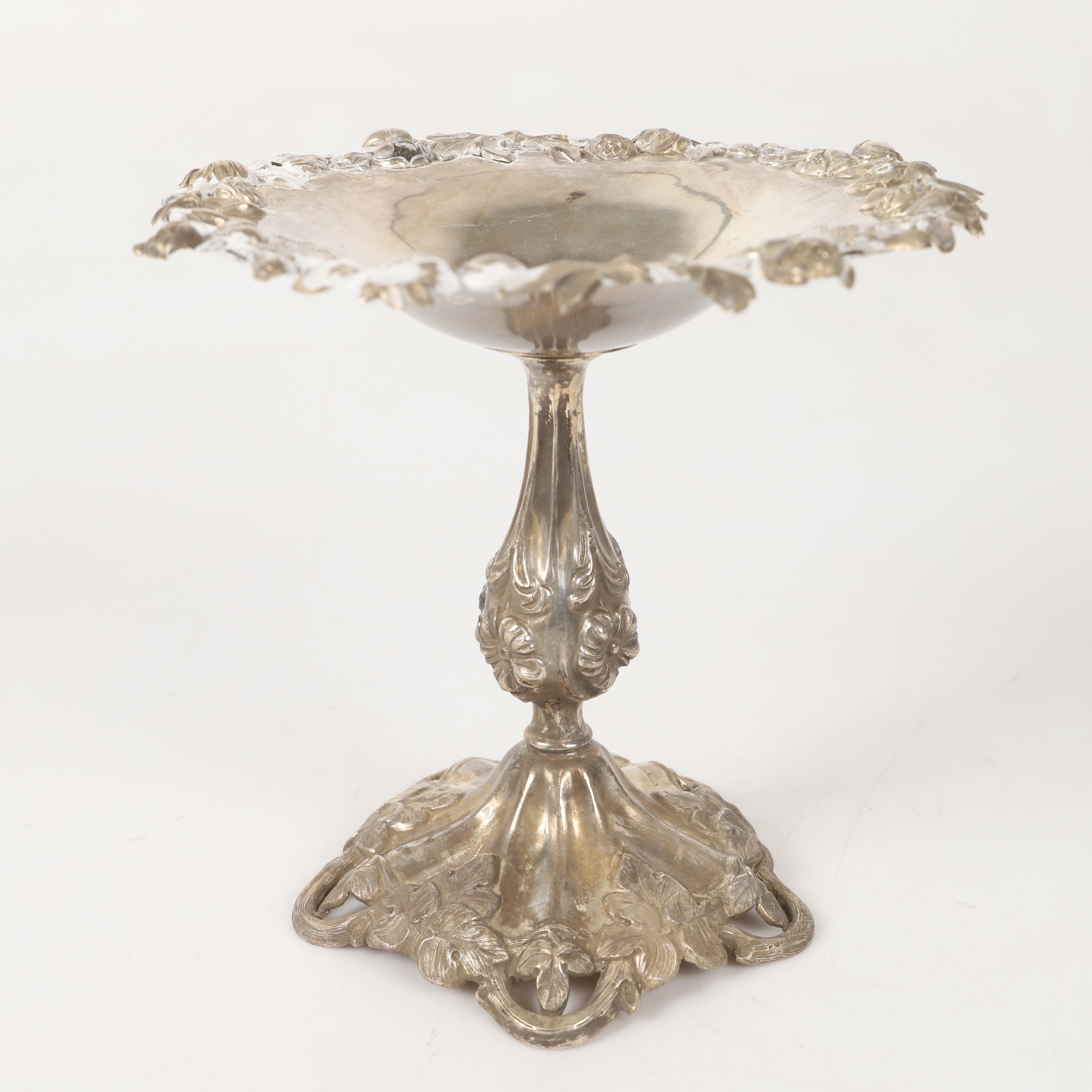 TAZZA, silver, Stockholm, nyrokoko, 1800-tal.