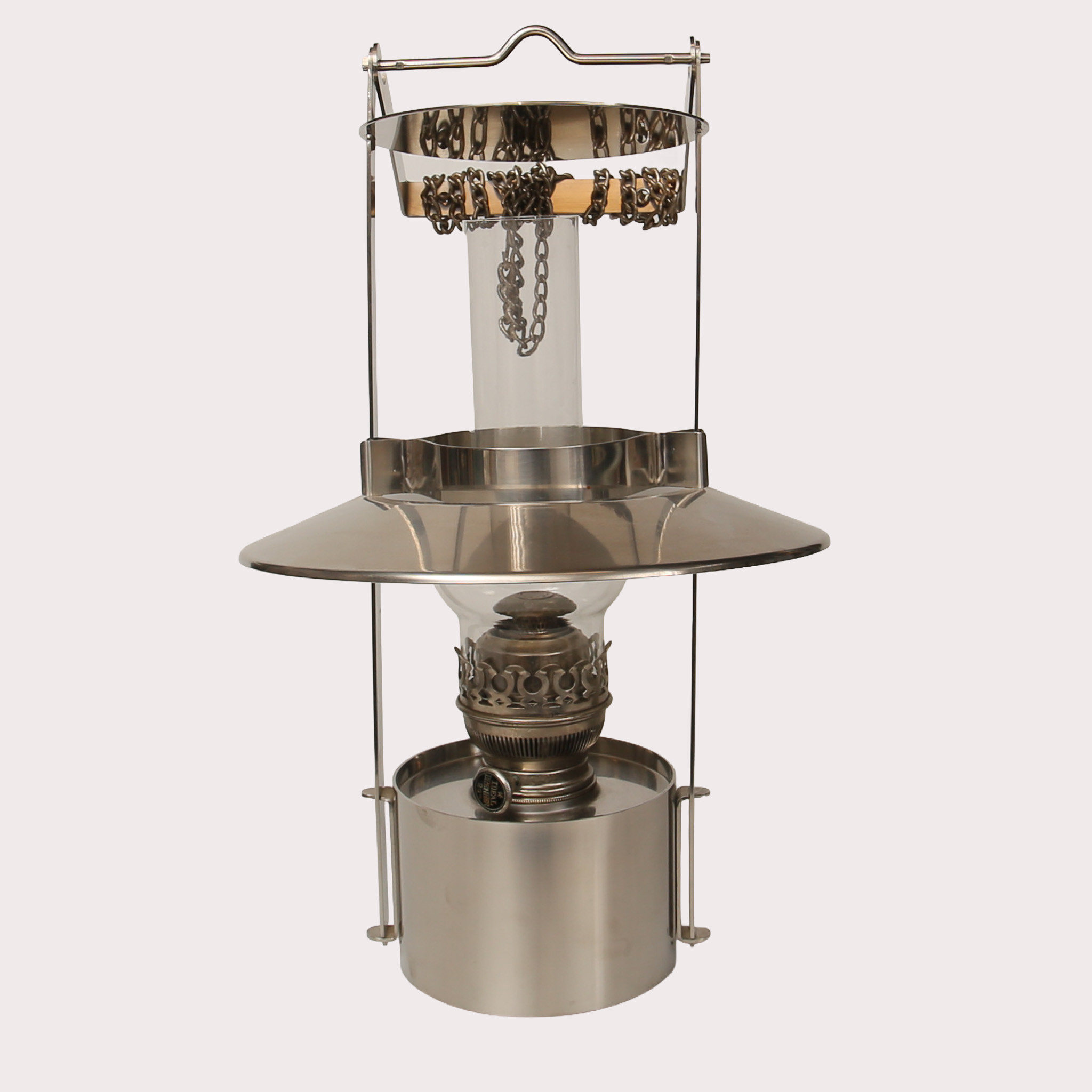 ERIK MAGNUSSEN. "Skeppslampan" rostfritt stål/glas, Stelton.