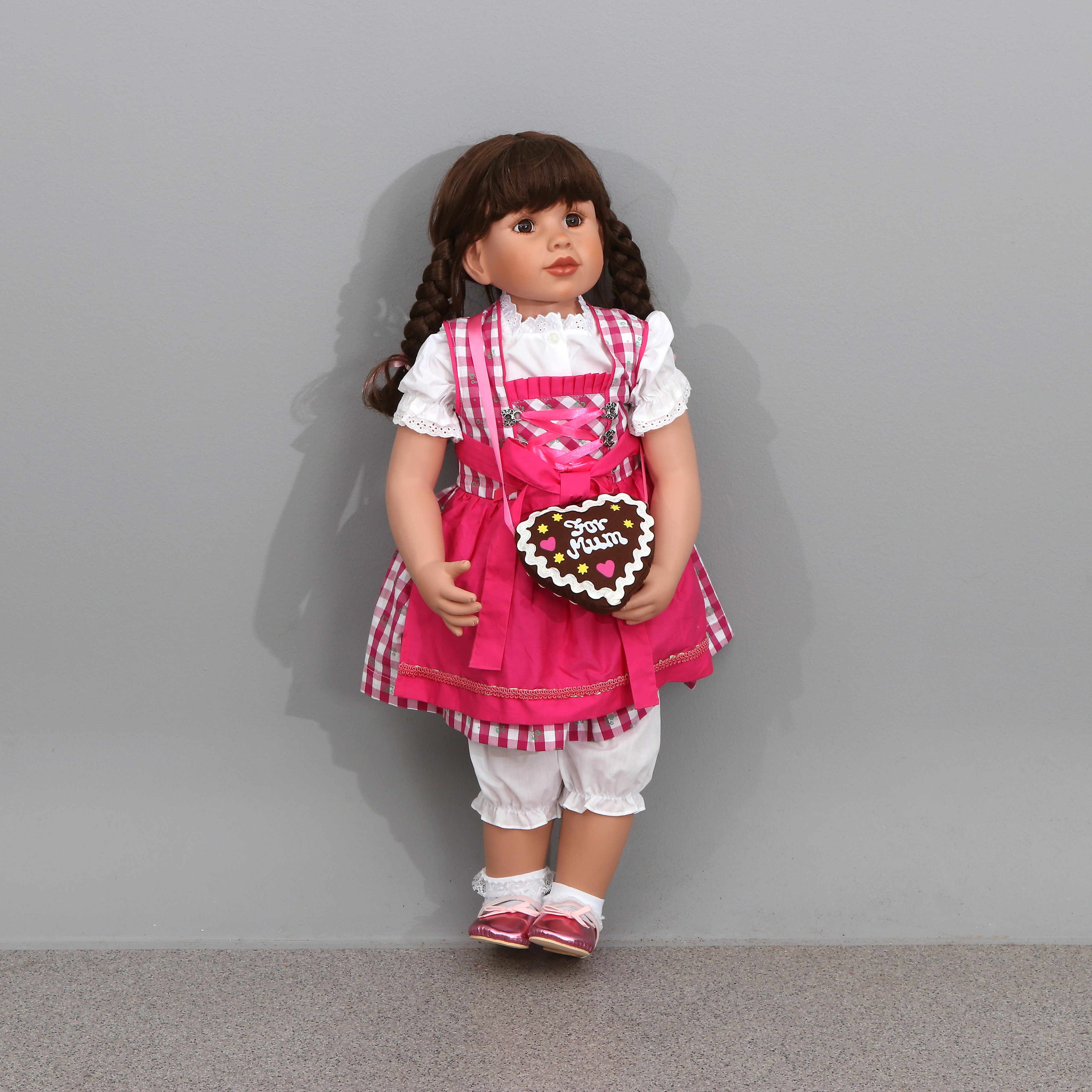 MONIKA PETER LEICHT, DOCKA. "Mein Hertz für Dich", vinyl med ledad kropp.