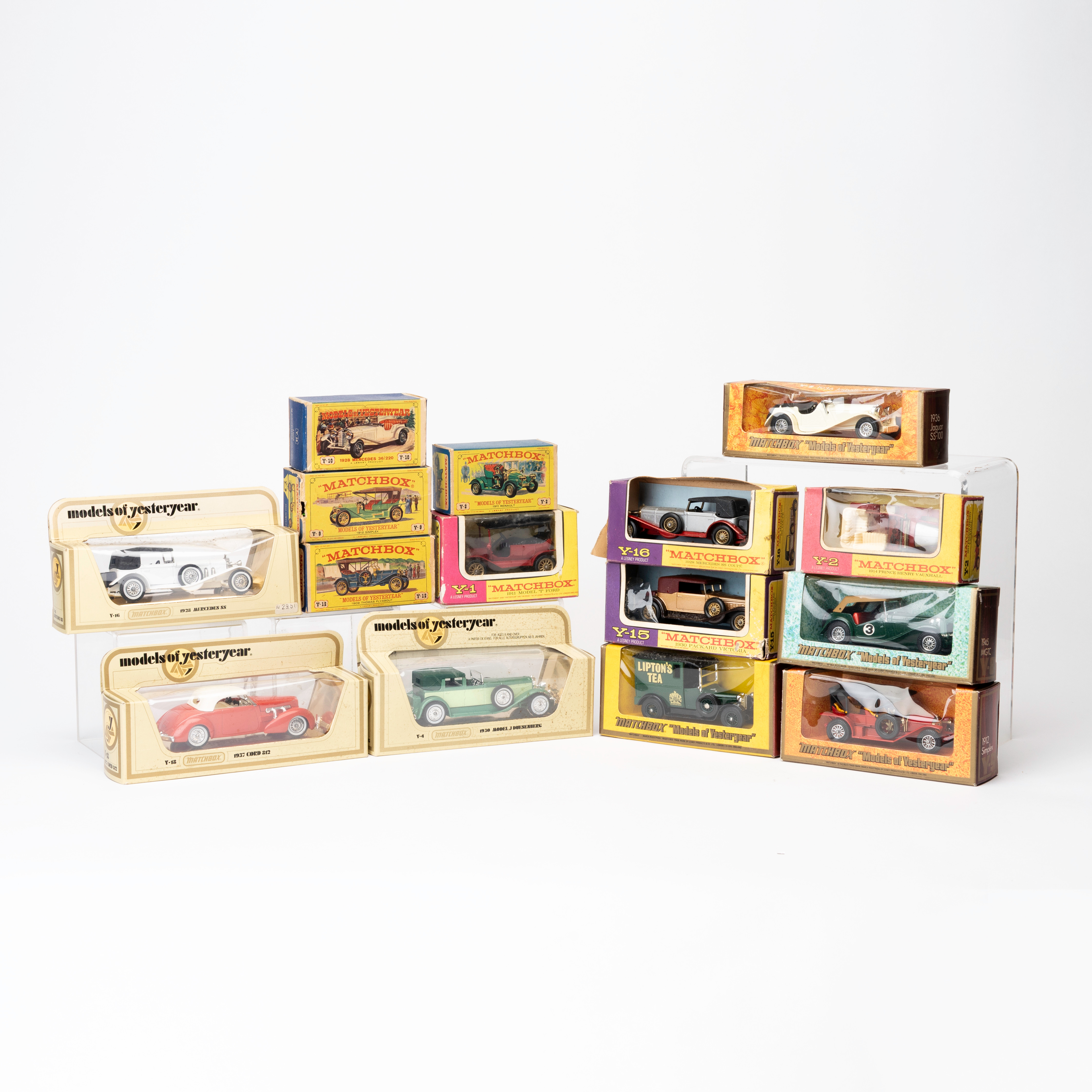 MATCHBOX 15 st "Models of Yesteryear", originalförpackningar.