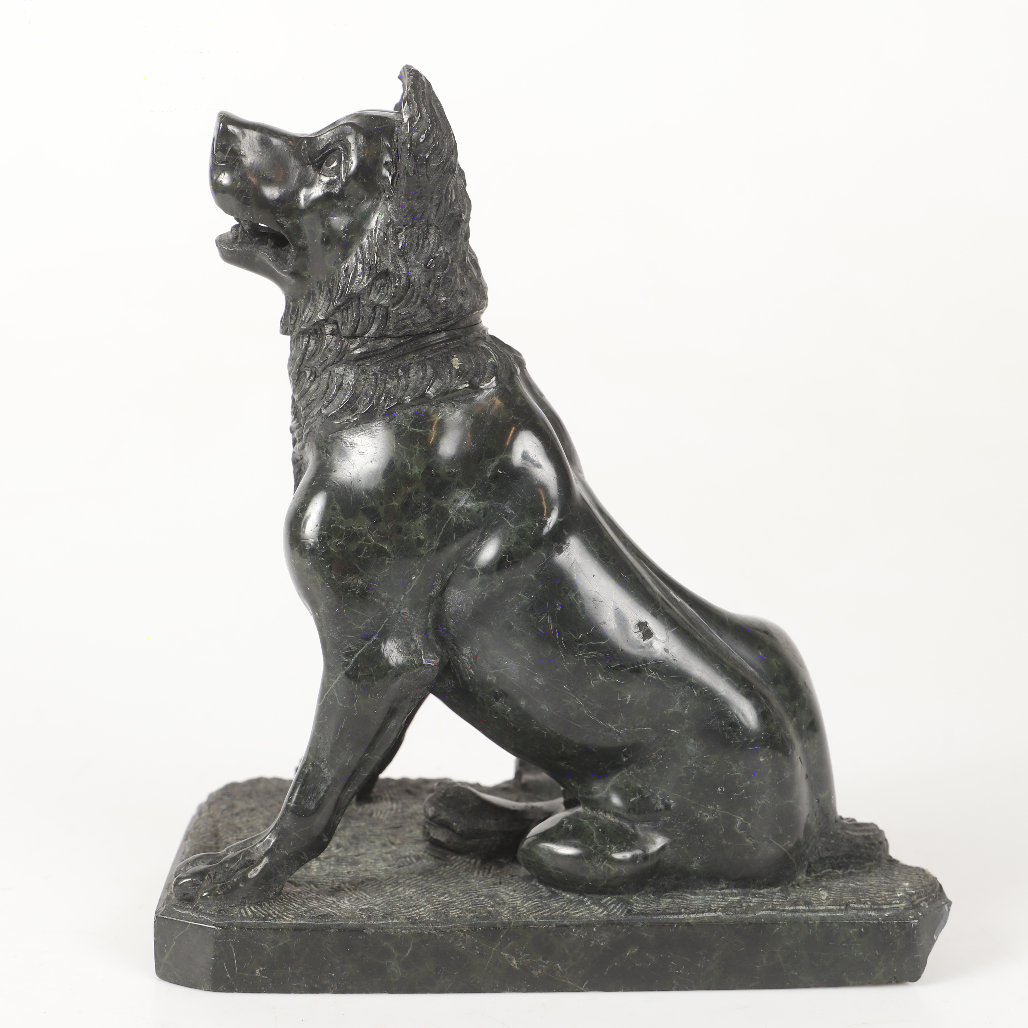 SKULPTUR, "Alcibiades hund", sten, Grand Tour-souvenir.