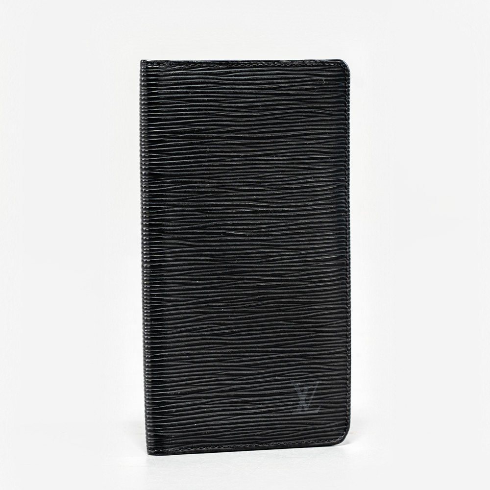 LOUIS VUITTON. Plånbok, "Long wallet EPI Black".