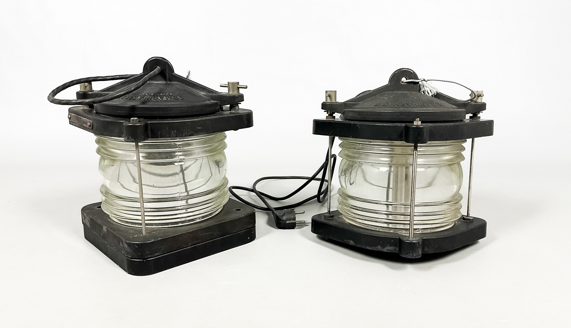 MARINARMATUR, ett par, AB Marinarmatur, Göteborg, 1900-talets mitt.