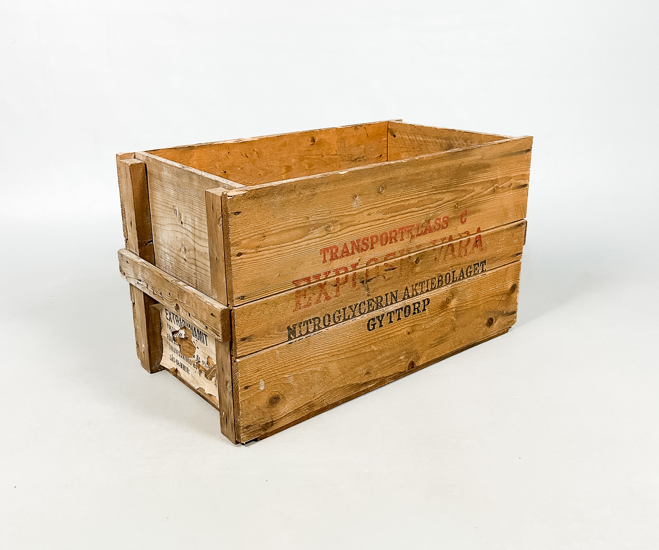 TRÄLÅDA, Nitroglycerin Aktiebolaget, Gyttorp, 1900-tal.