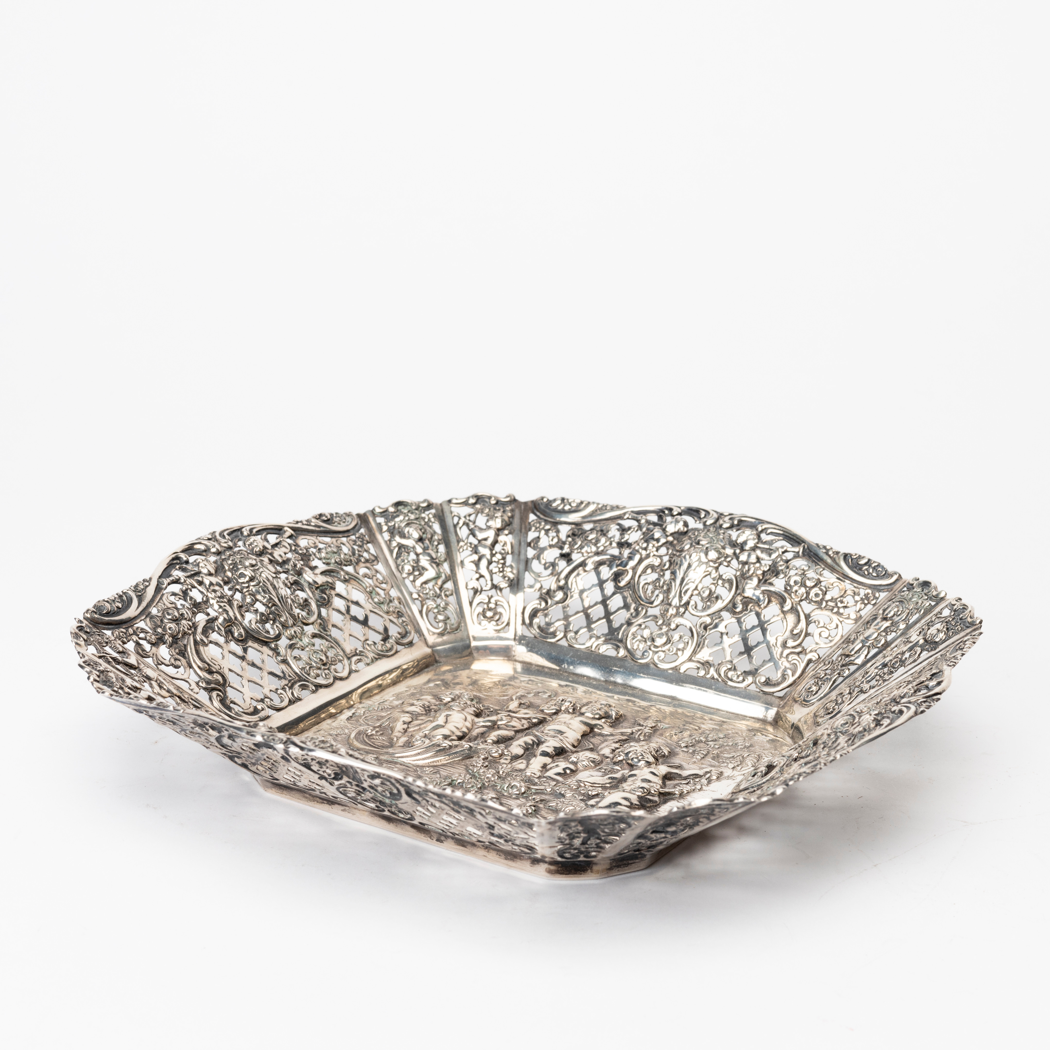 SKÅL, silver, rokokostil, svensk import, 1900-tal.