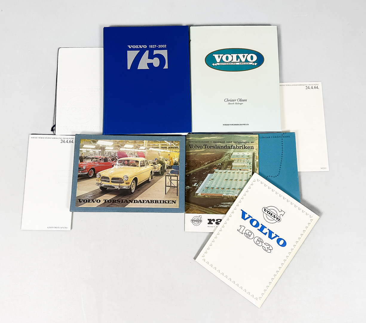 VOLVO MEMORABILIA, "Torslandafabrikens invigning 1964".