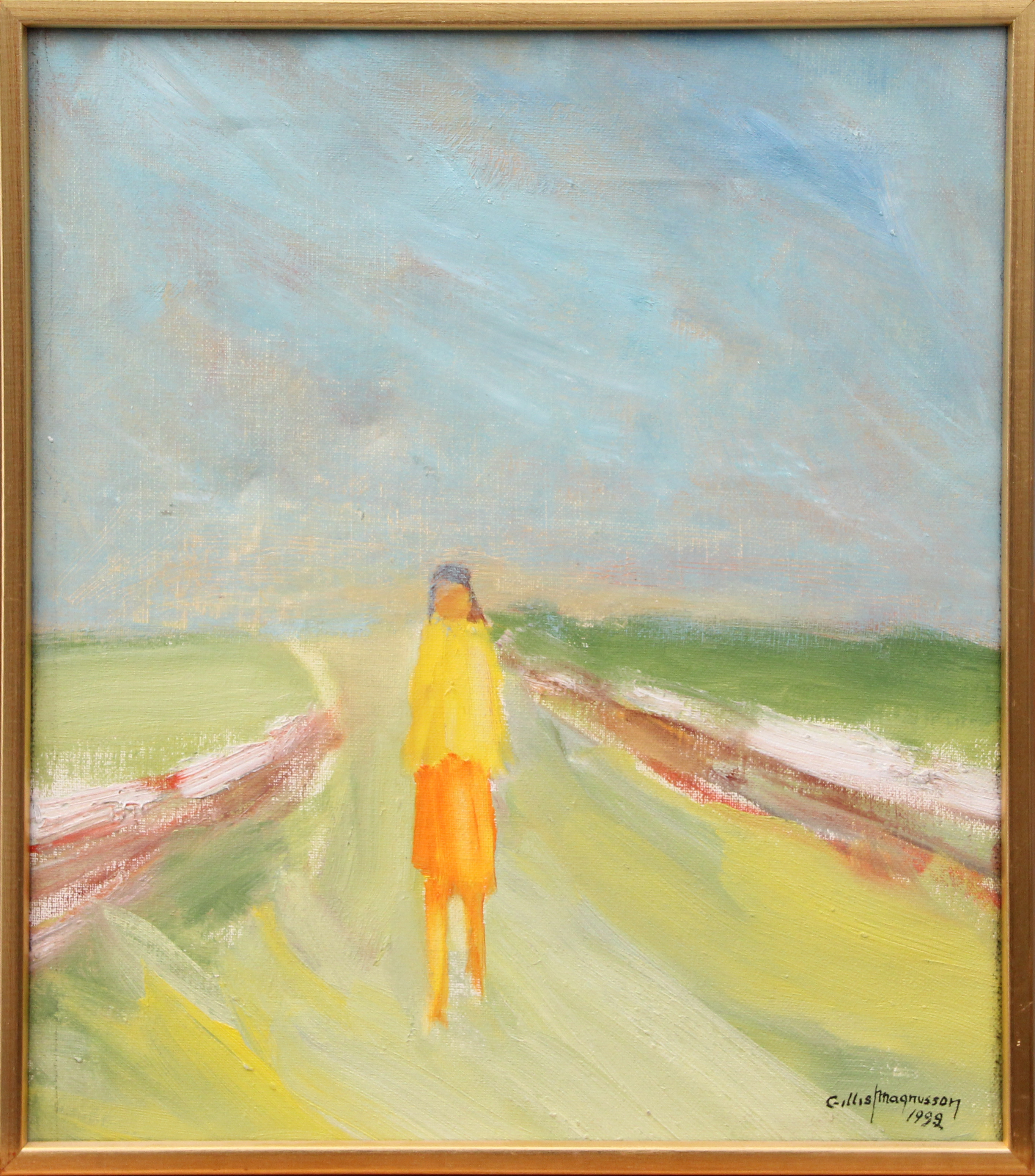 GILLIS MAGNUSSON. OLJA, på duk, signerad, 1992.