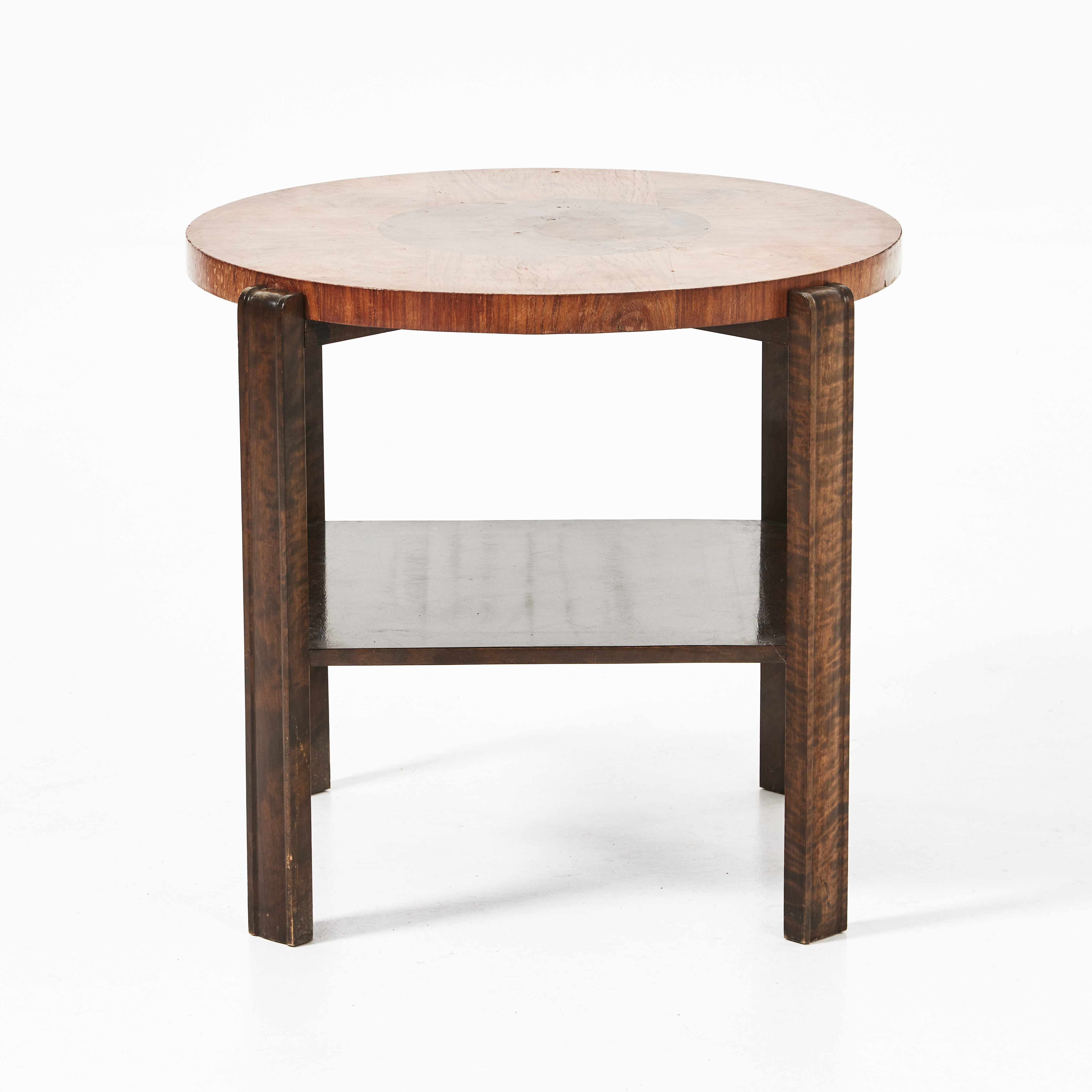 BORD, 1930-tal, bonad björk, fanérat i rot och alm.