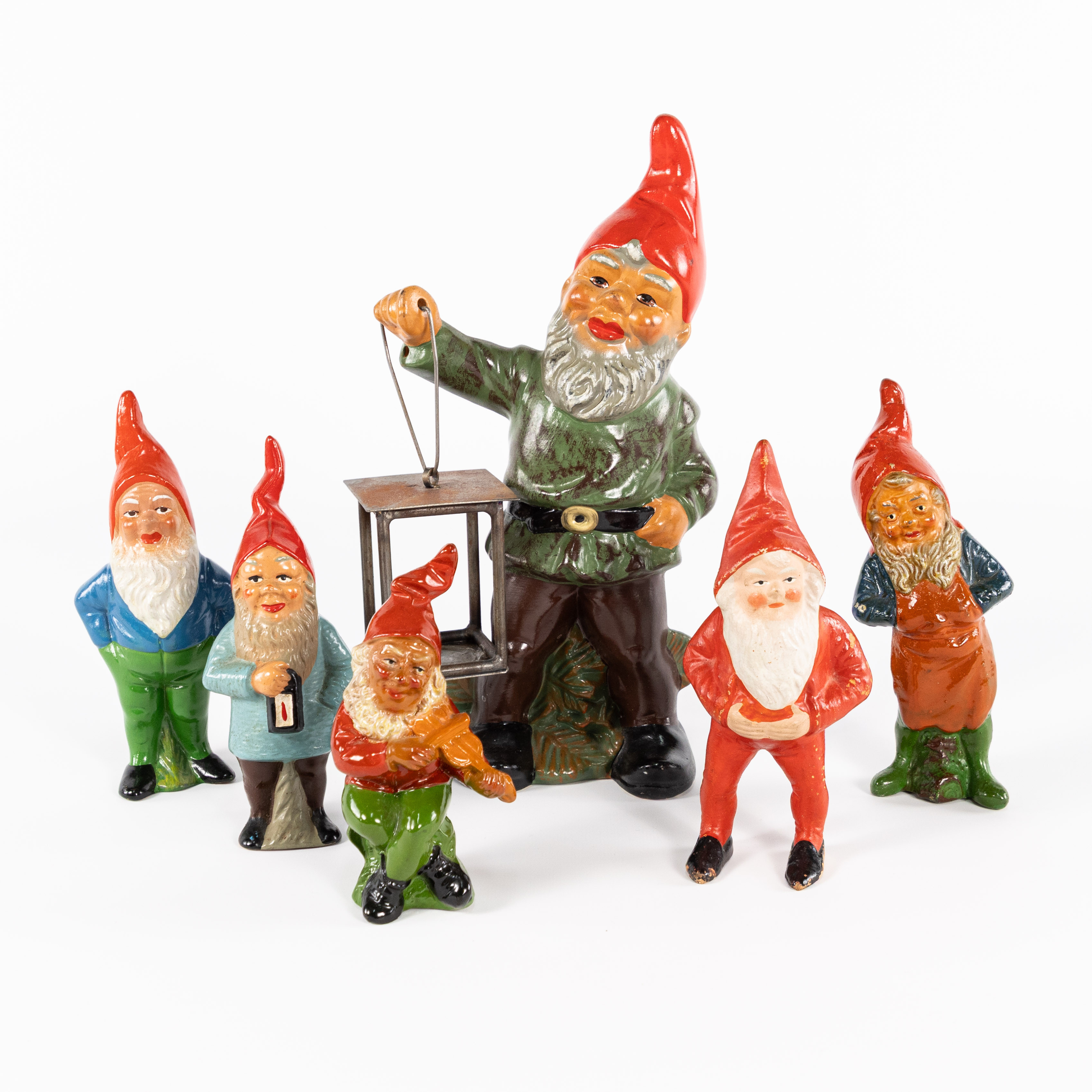 TOMTAR. 6 st, terrakotta, bl. a. Heissner, Tyskland.