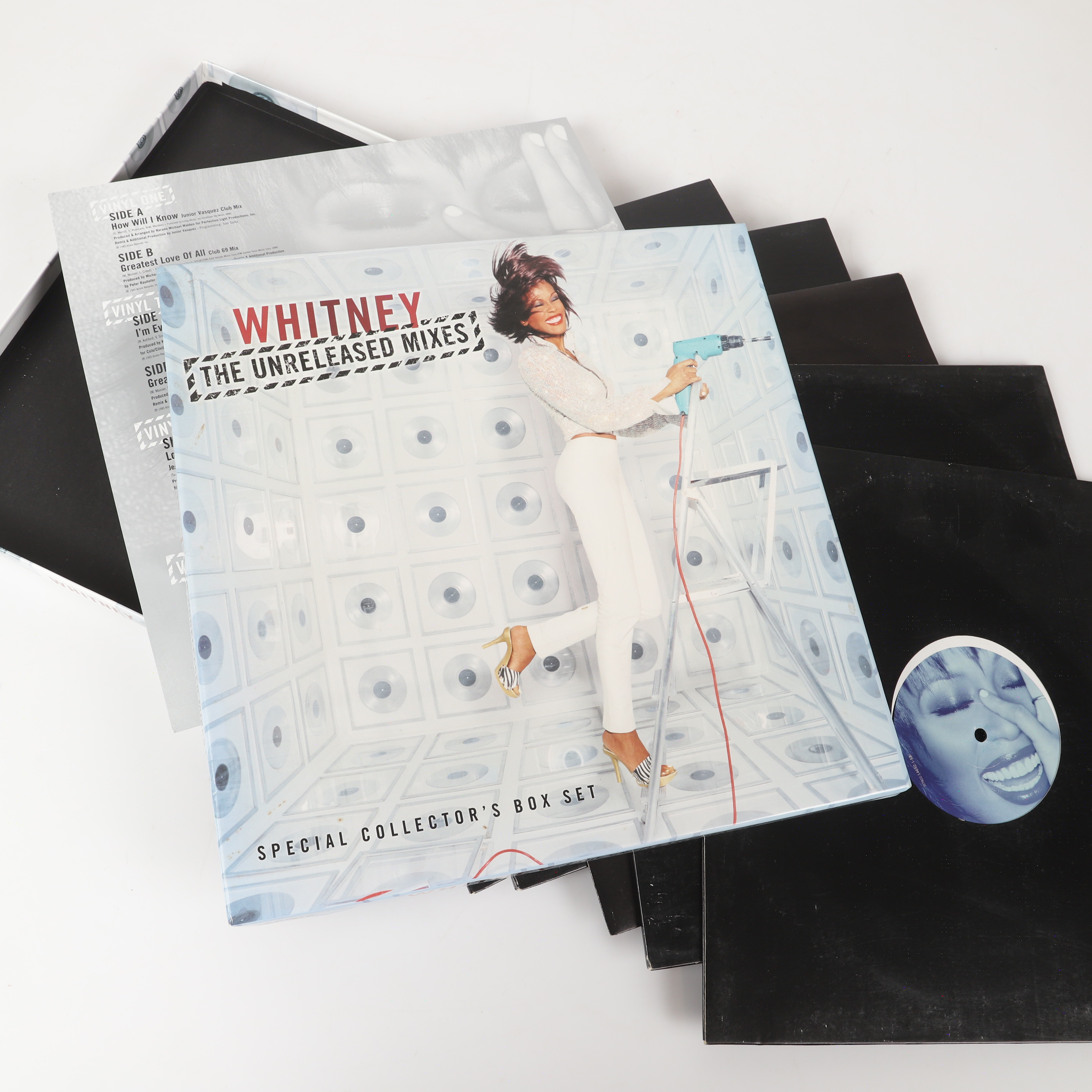 WHITNEY HOUSTON. LP--box, "The unreleased mixes", Arista, 2000.