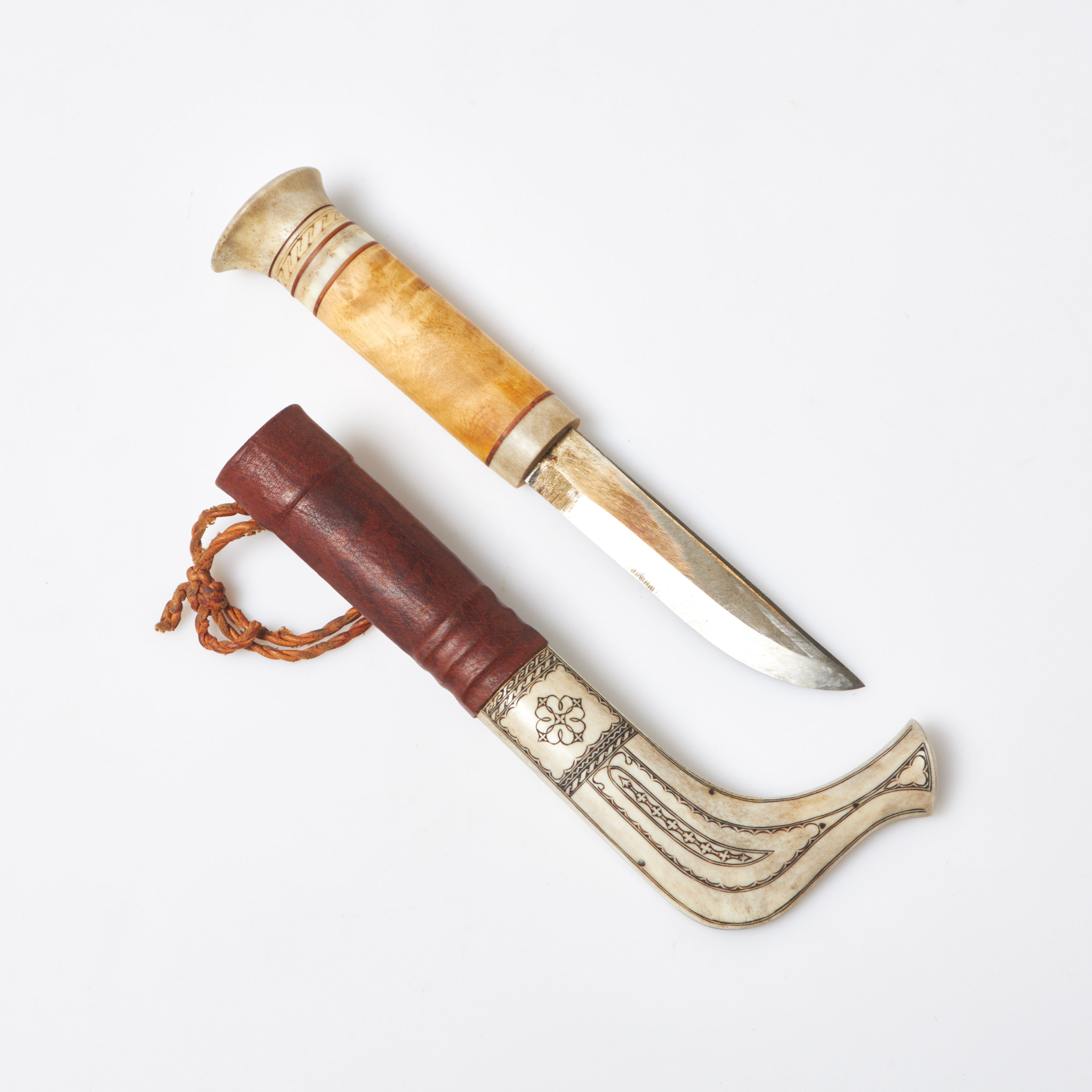 LARS OLOF PARFA. kniv, halvhorn, Gällivare.