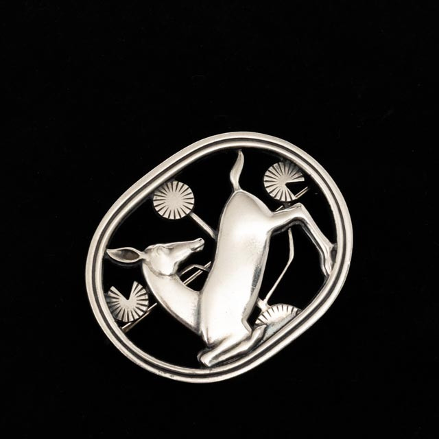BROSCH, Sterlingsilver, Arno Malinowski, Georg Jensen.